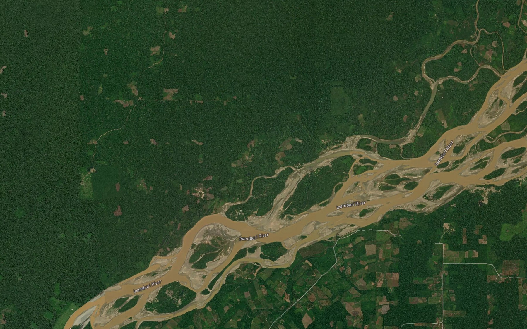 Satellite map of the Quebrada Chiforongo