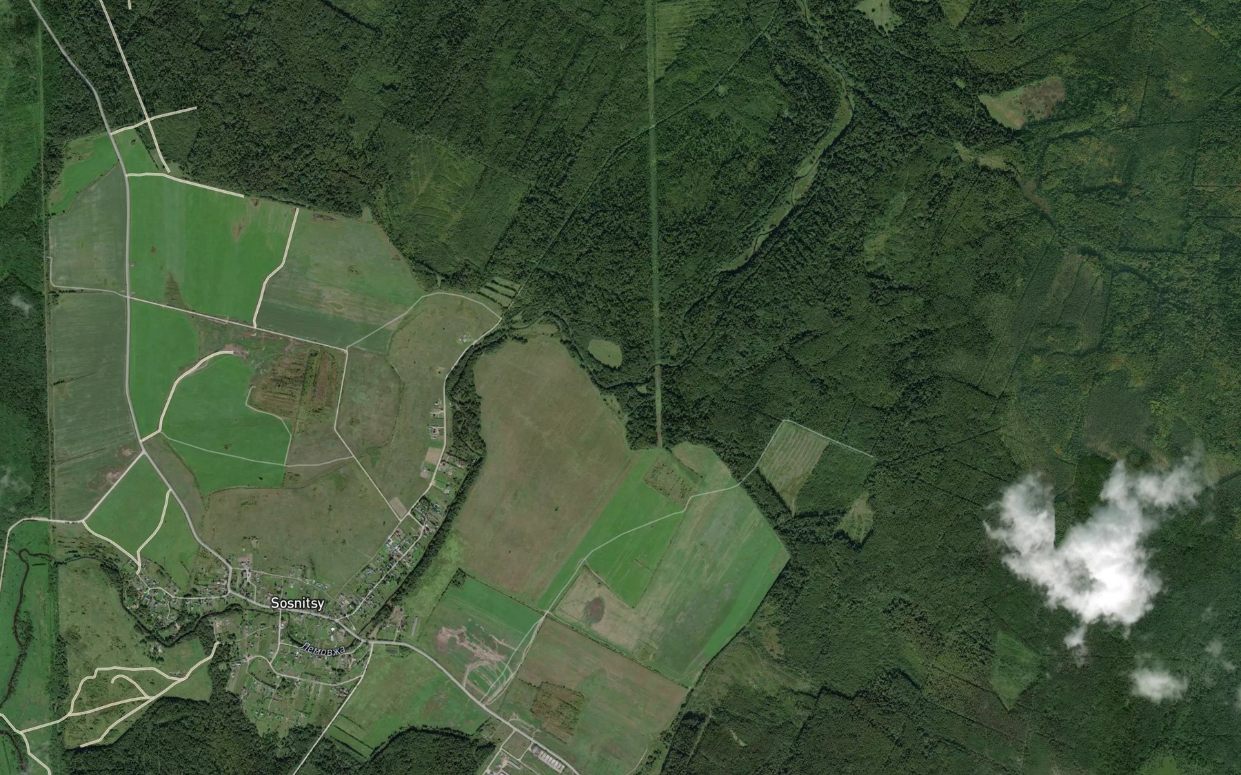 Satellite map of the Mayevskiy