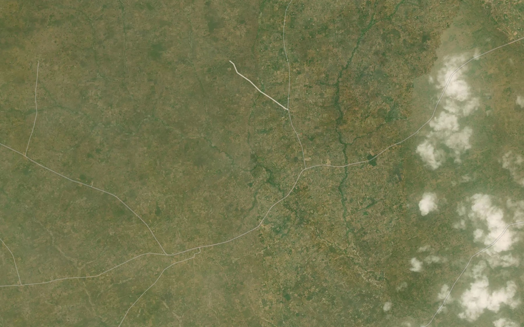 Satellite map of the River Ikpo