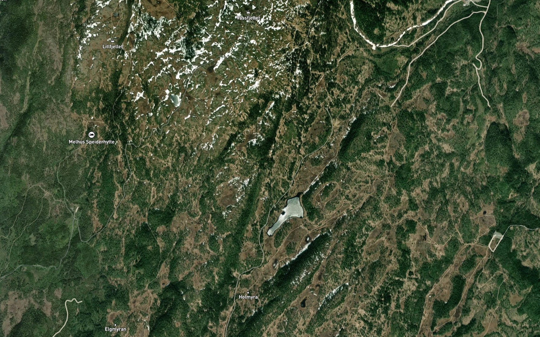 Satellite map of the Slobekken