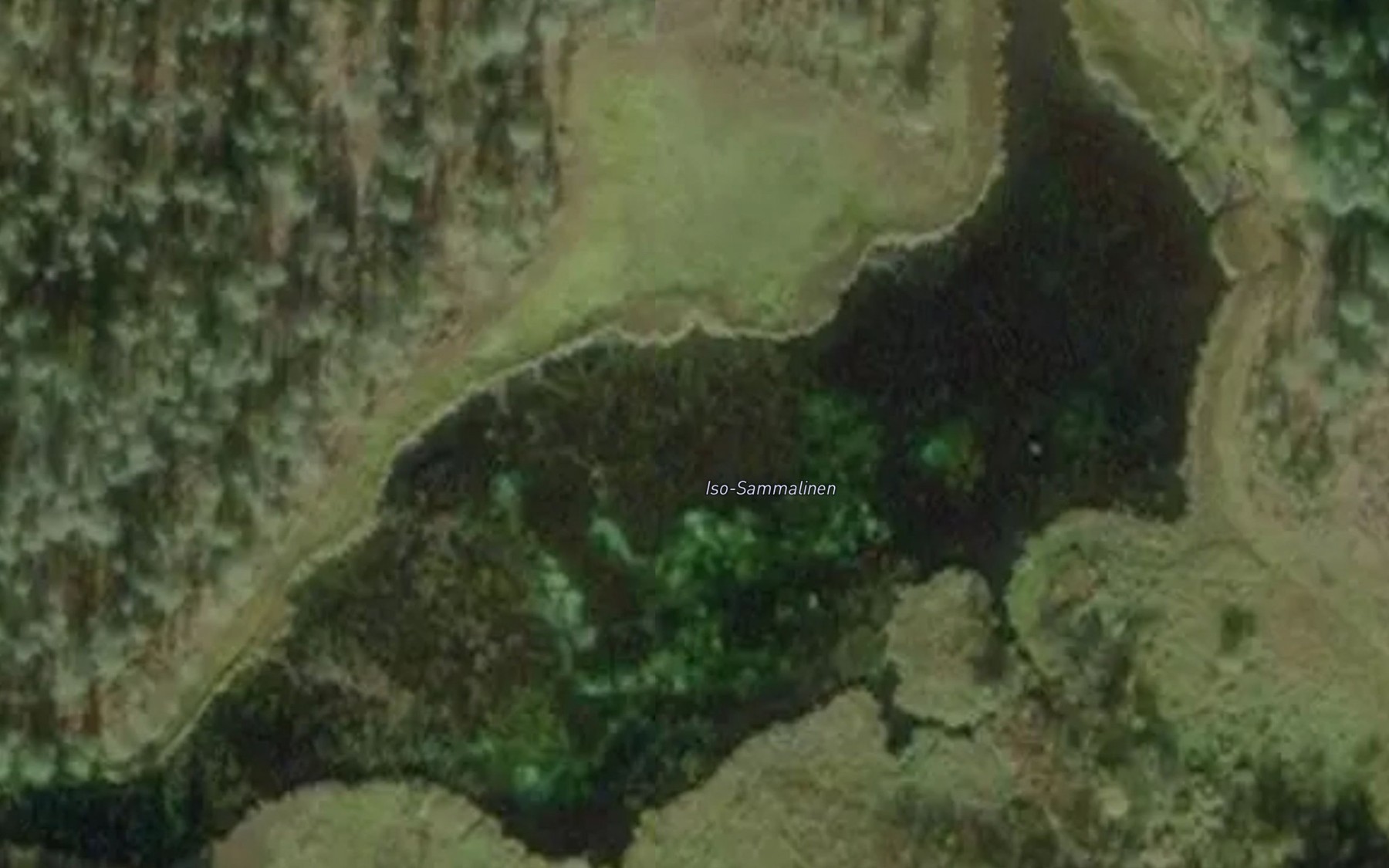 Satellite map of the Iso-Sammalinen