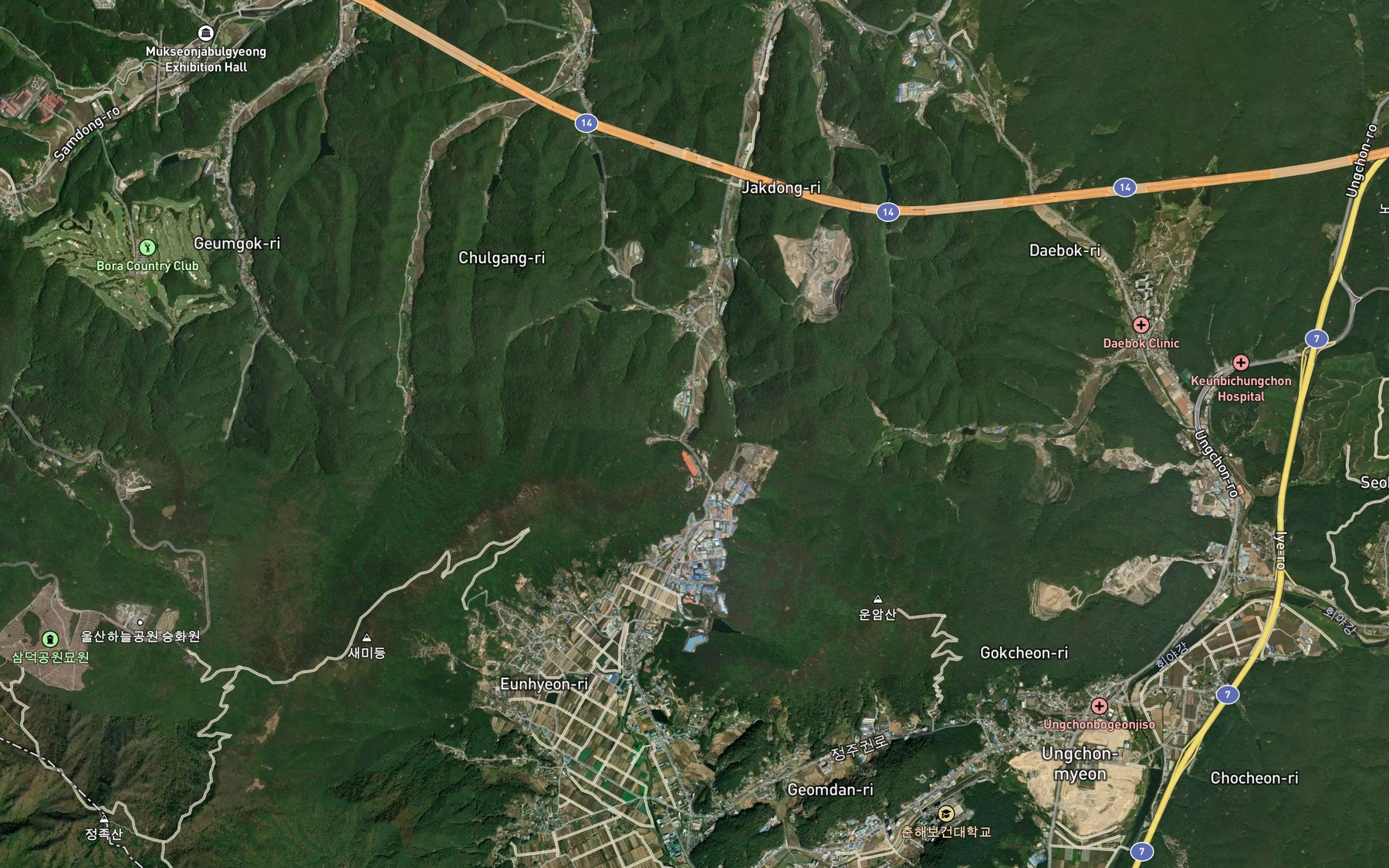 Satellite map of the Jagyeonggolmot