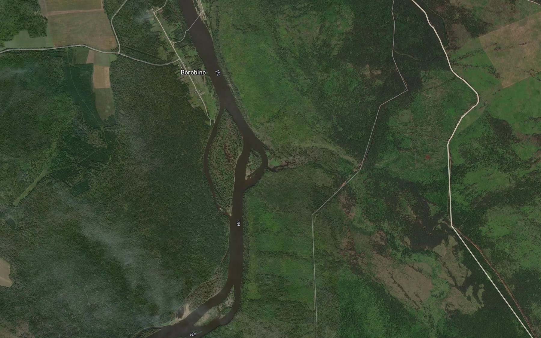 Satellite map of the Barob'