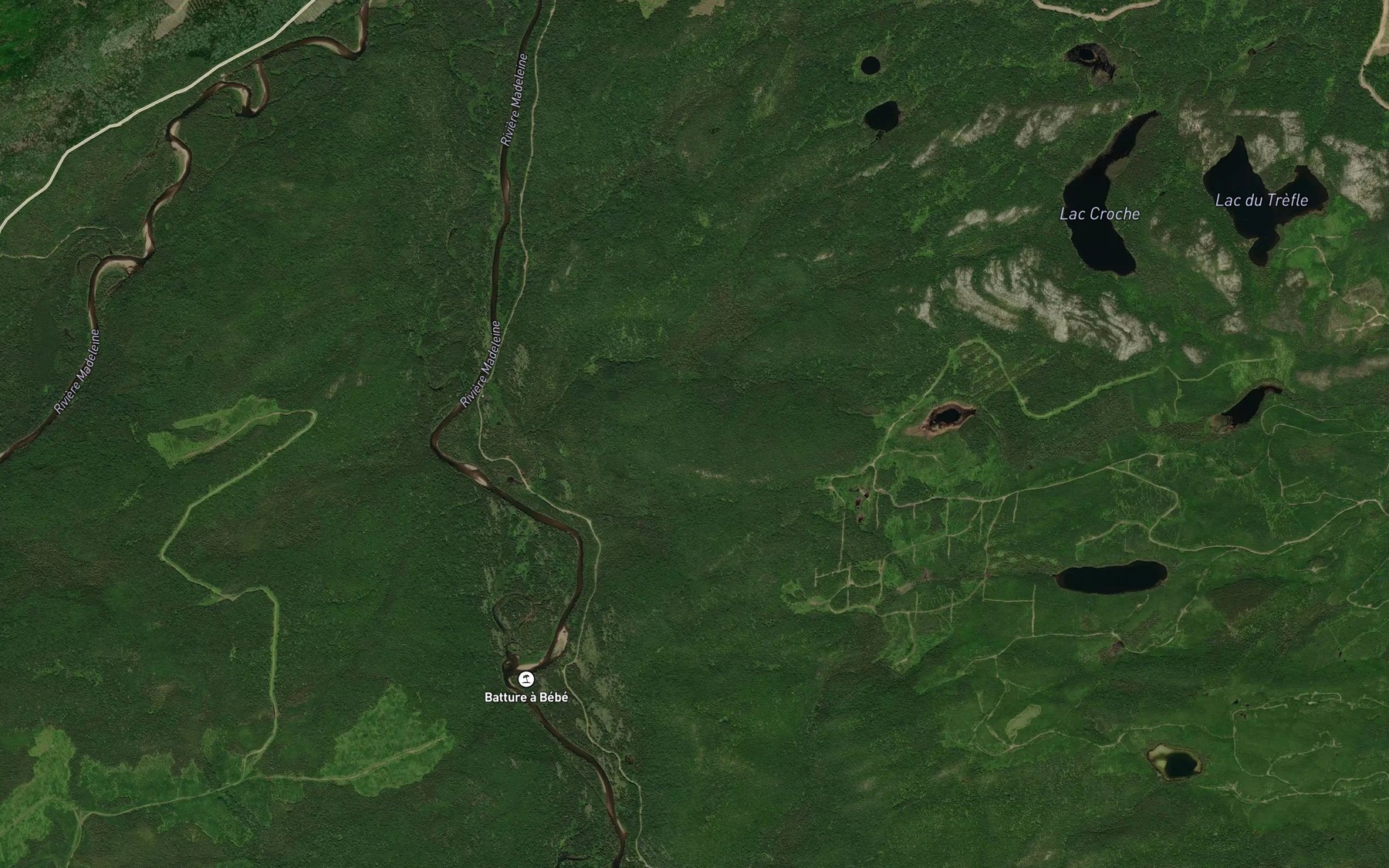 Satellite map of the Coulee a Achille
