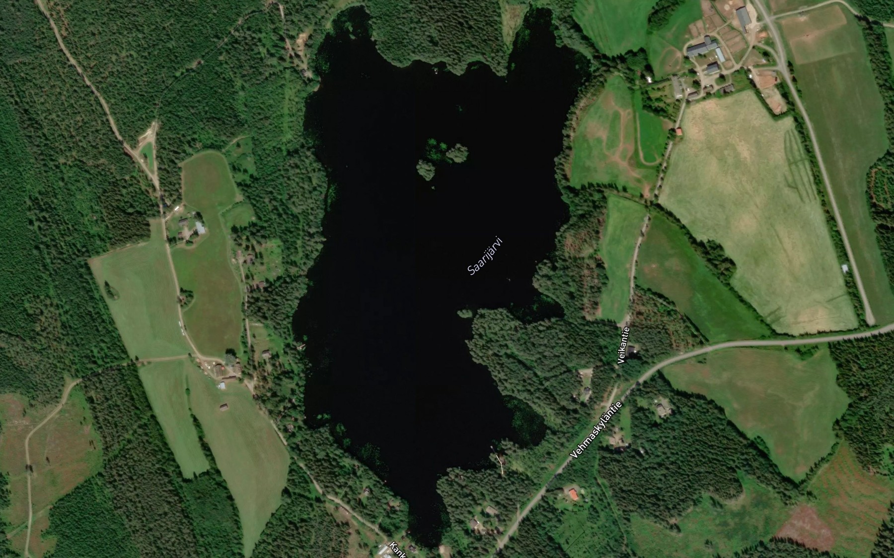 Satellite map of the Saarijarvi