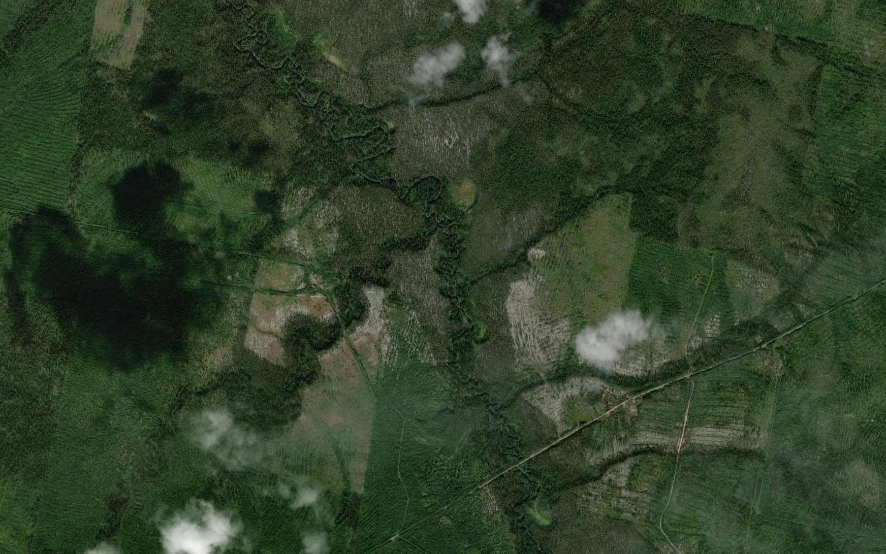 Satellite map of the Shir'