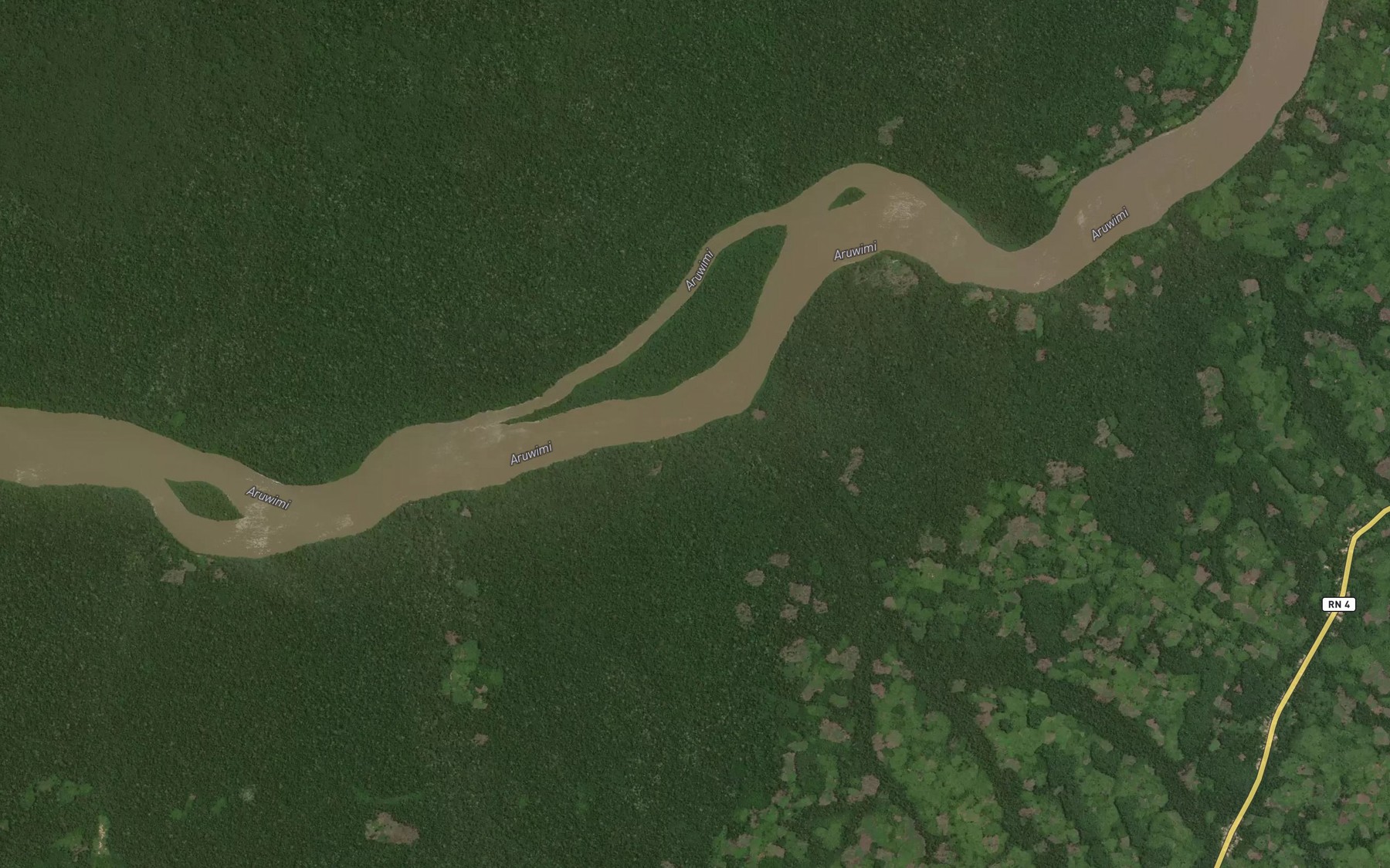 Satellite map of the Ambutuge