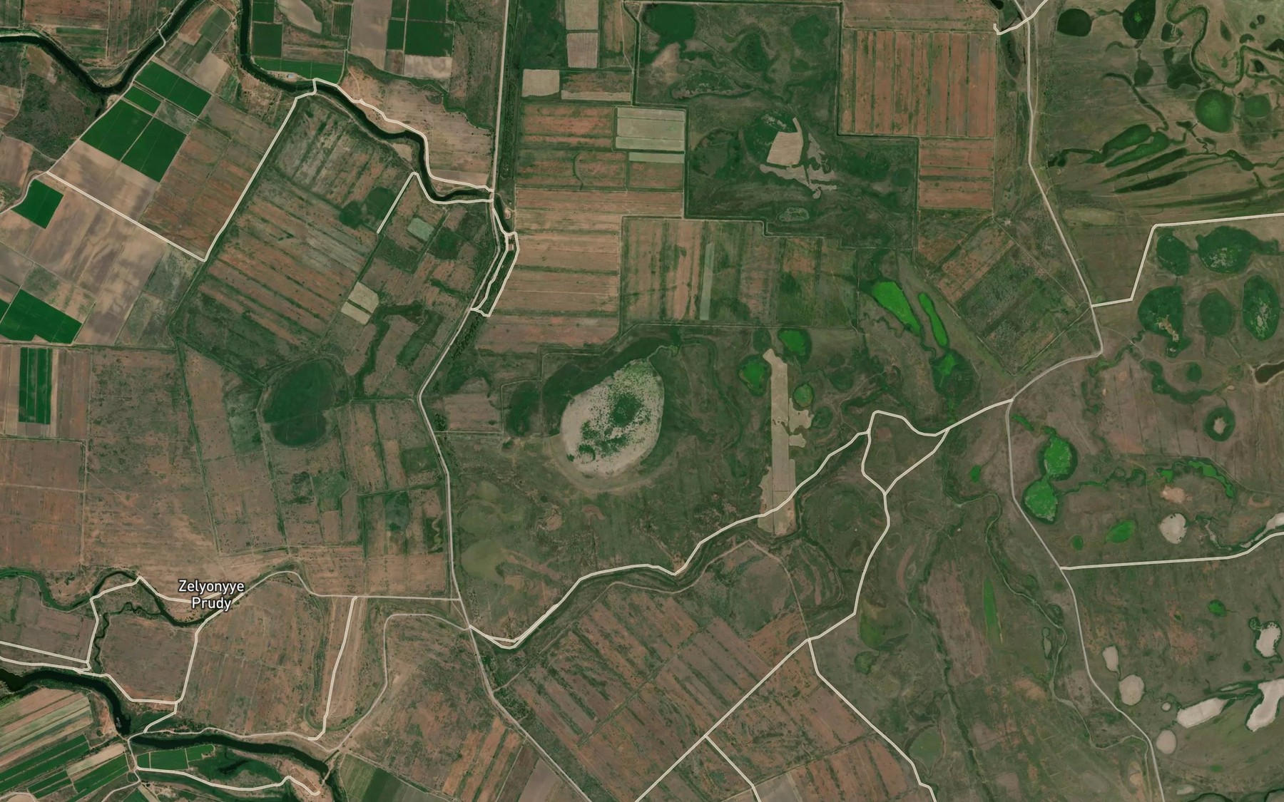 Satellite map of the Ozero Pan'kin Il'men'