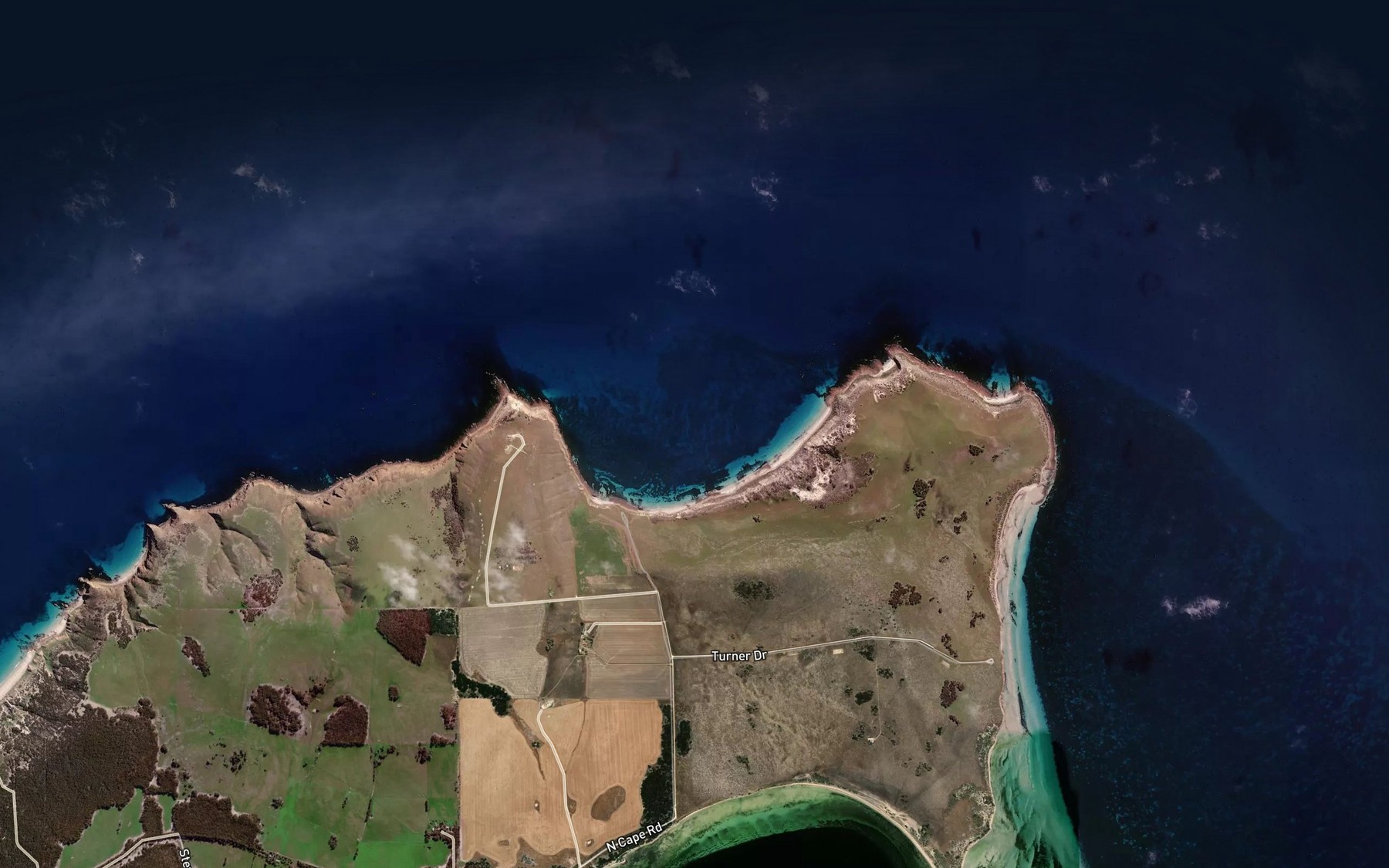 Satellite map of the Boxing Bay
