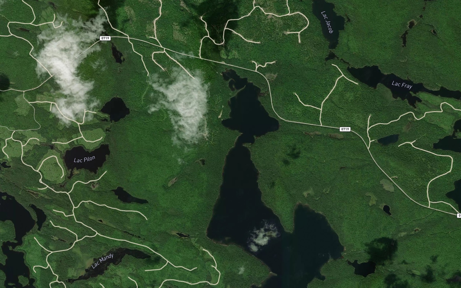 Satellite map of the Baie Miller