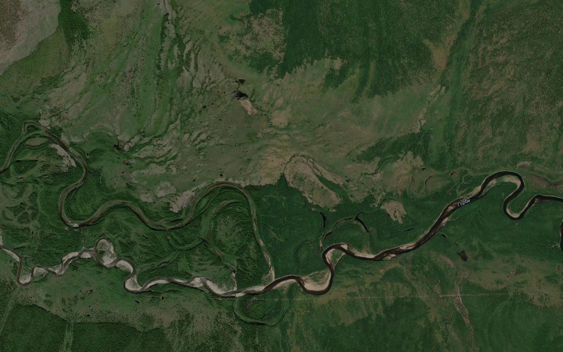Satellite map of the Bomnakh