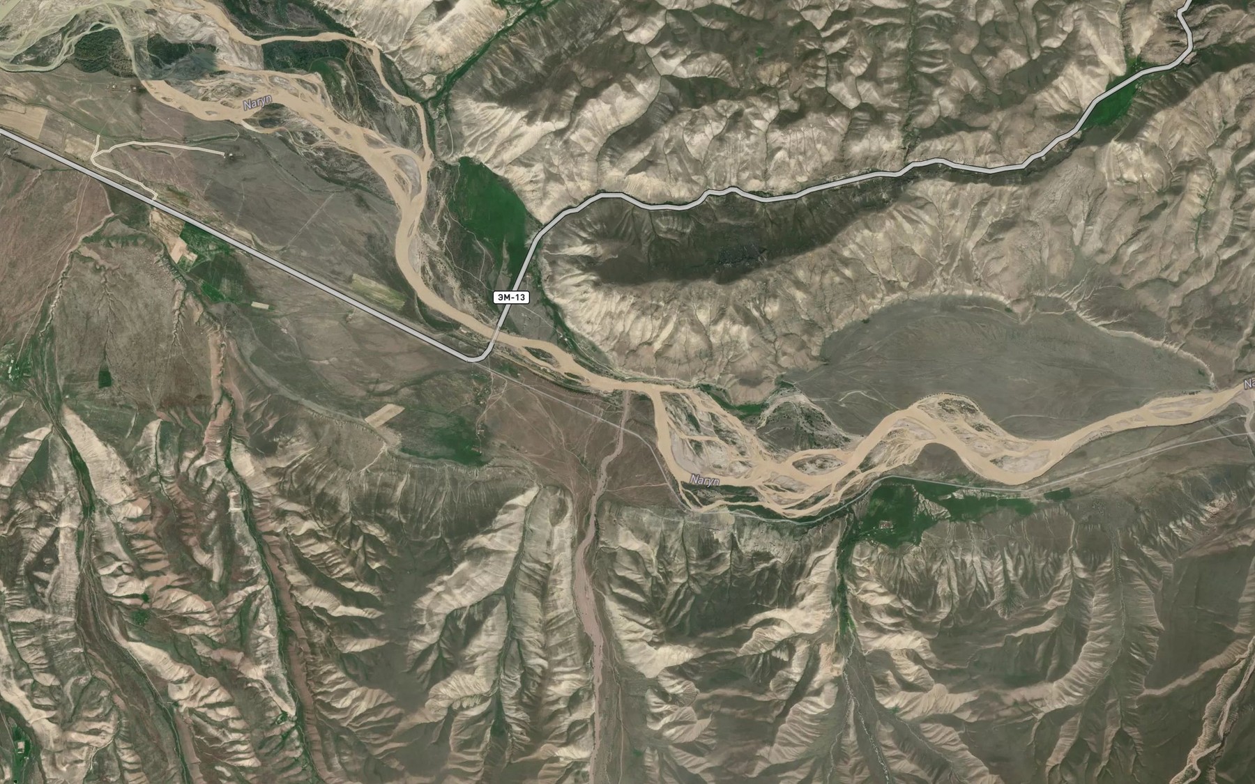 Satellite map of the Kurterek