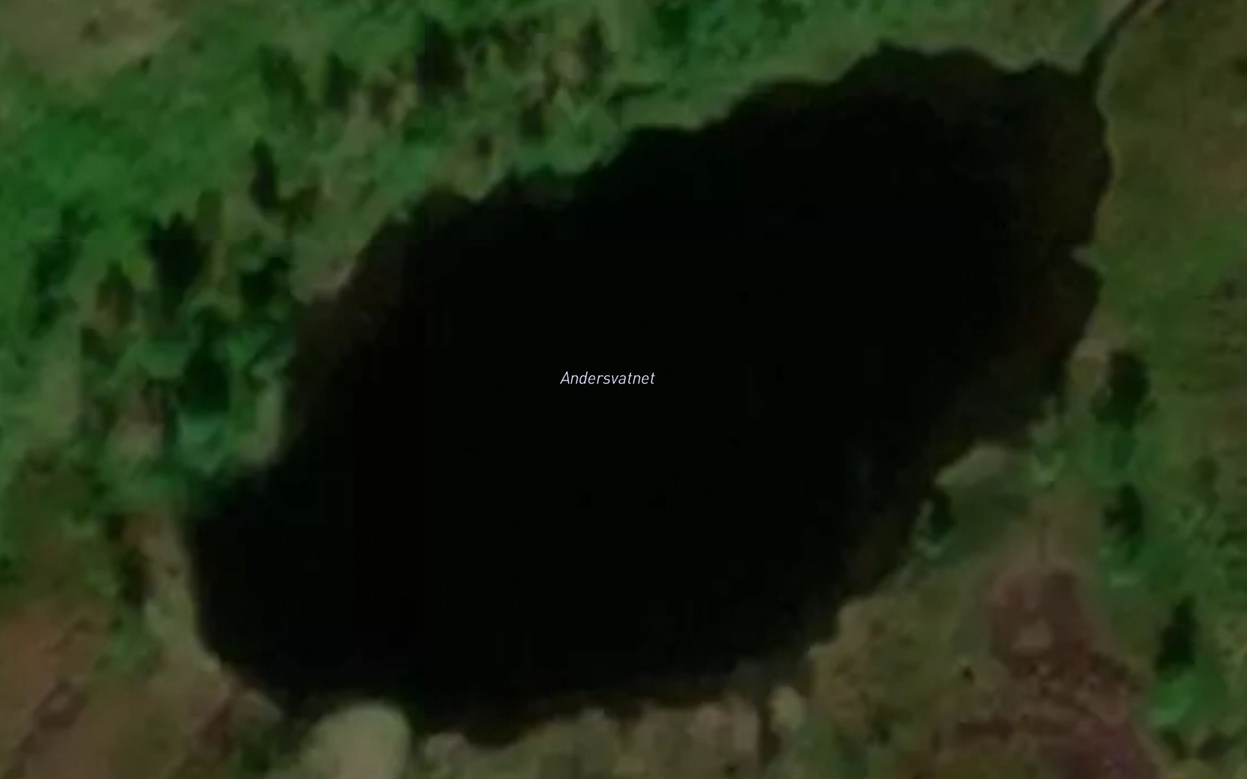 Satellite map of the Andersvatnet
