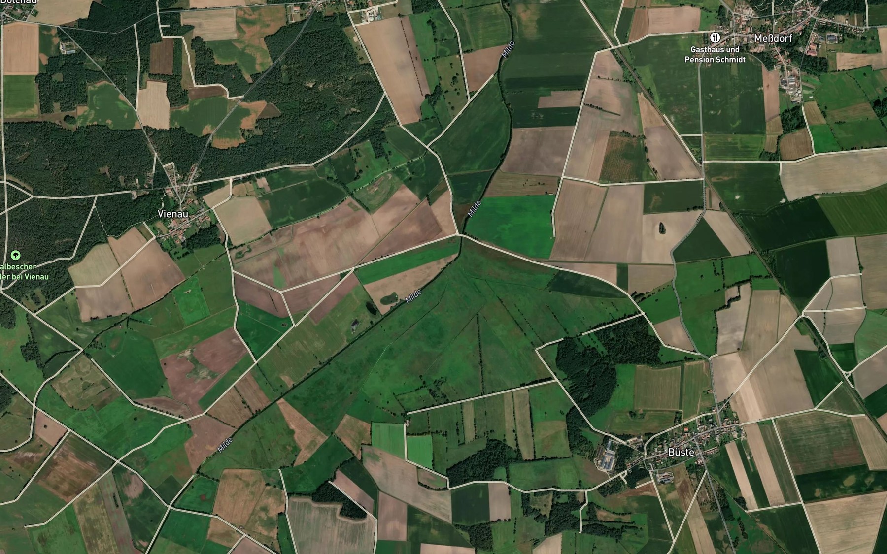 Satellite map of the Flottgraben