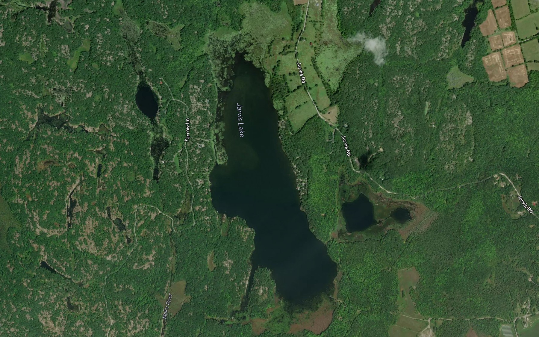 Satellite map of the Jarvis Lake