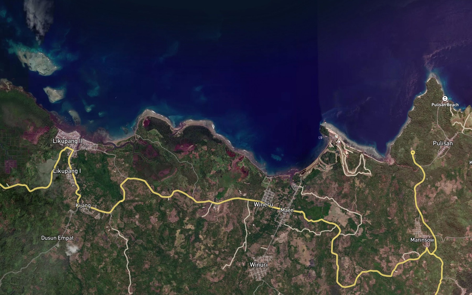 Satellite map of the Kuala Samburaeng