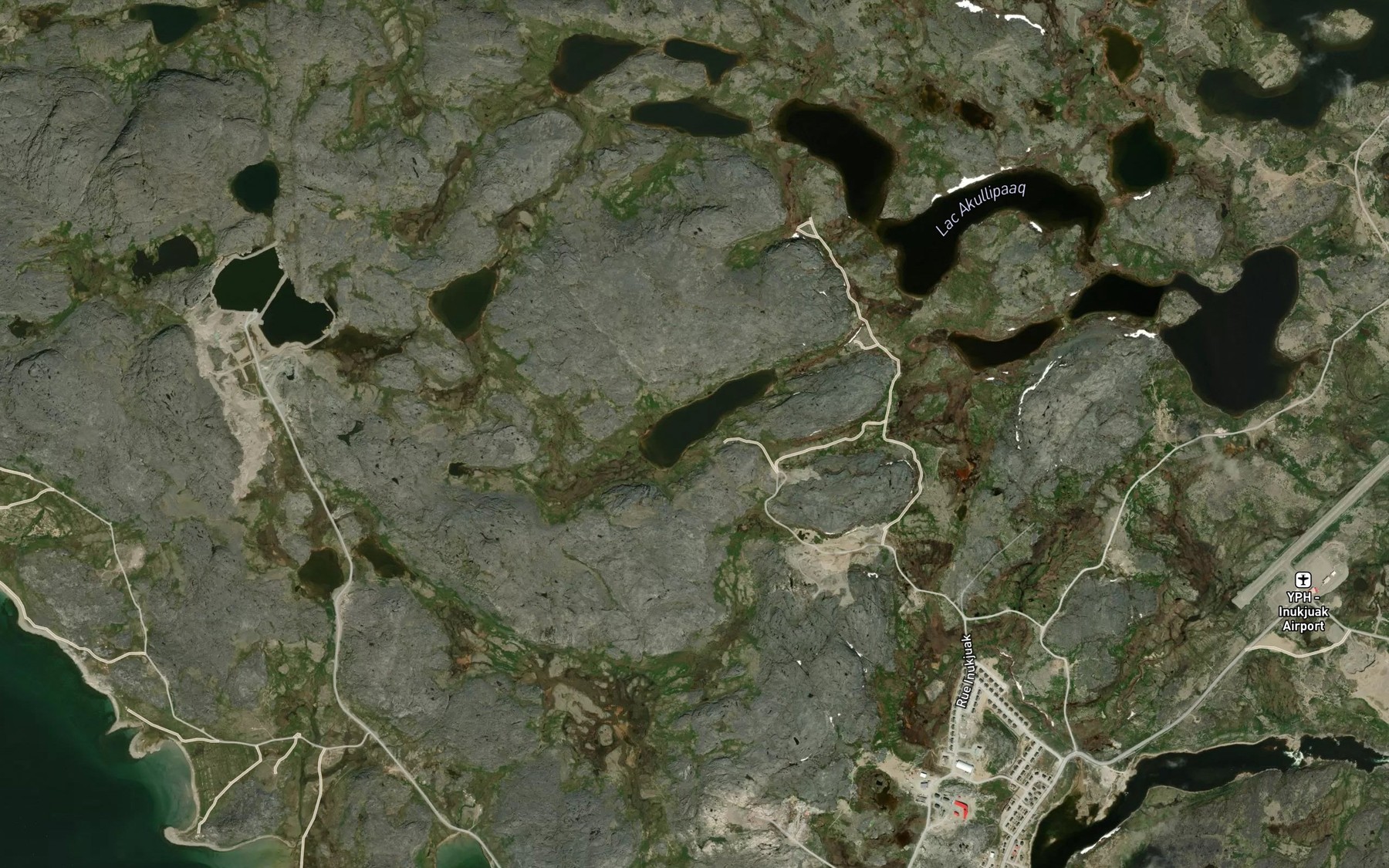 Satellite map of the Lac Mainakallak