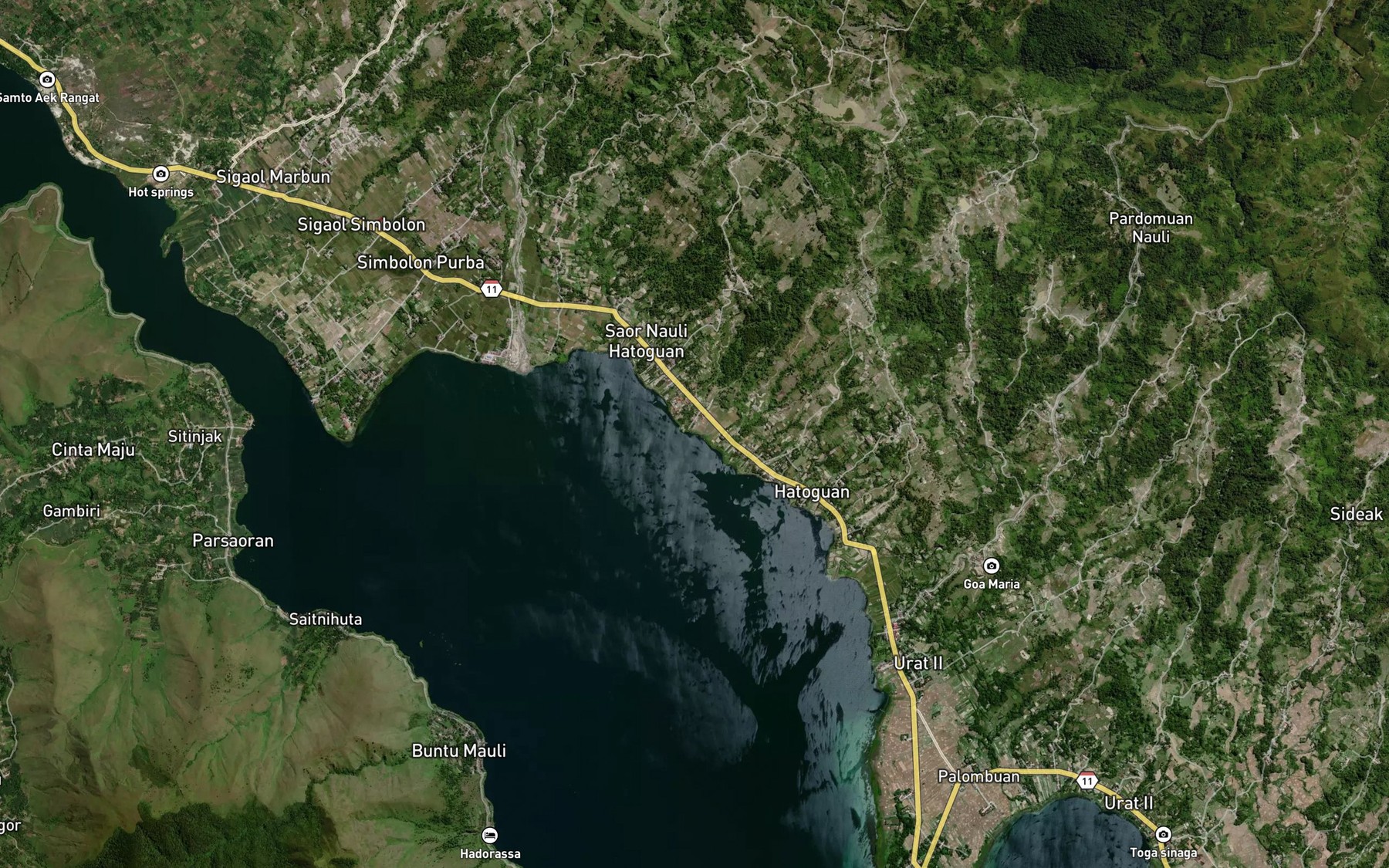 Satellite map of the Binanga Si Jior-jior