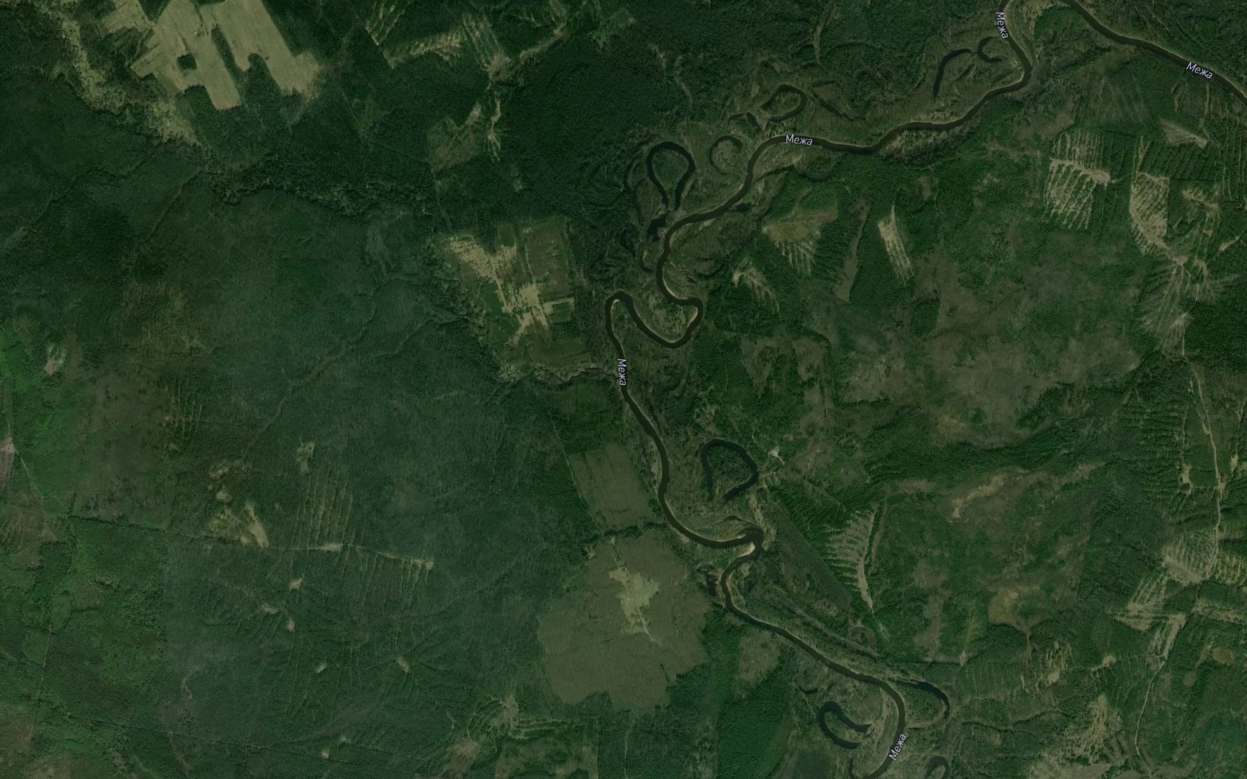Satellite map of the Yerla