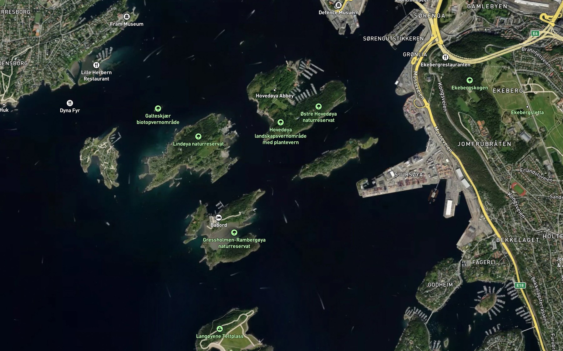 Satellite map of the Daggerskjaer