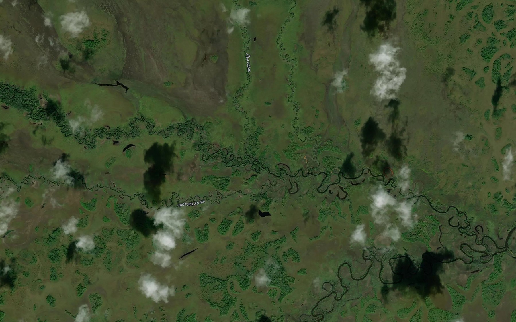 Satellite map of the Dygidyr
