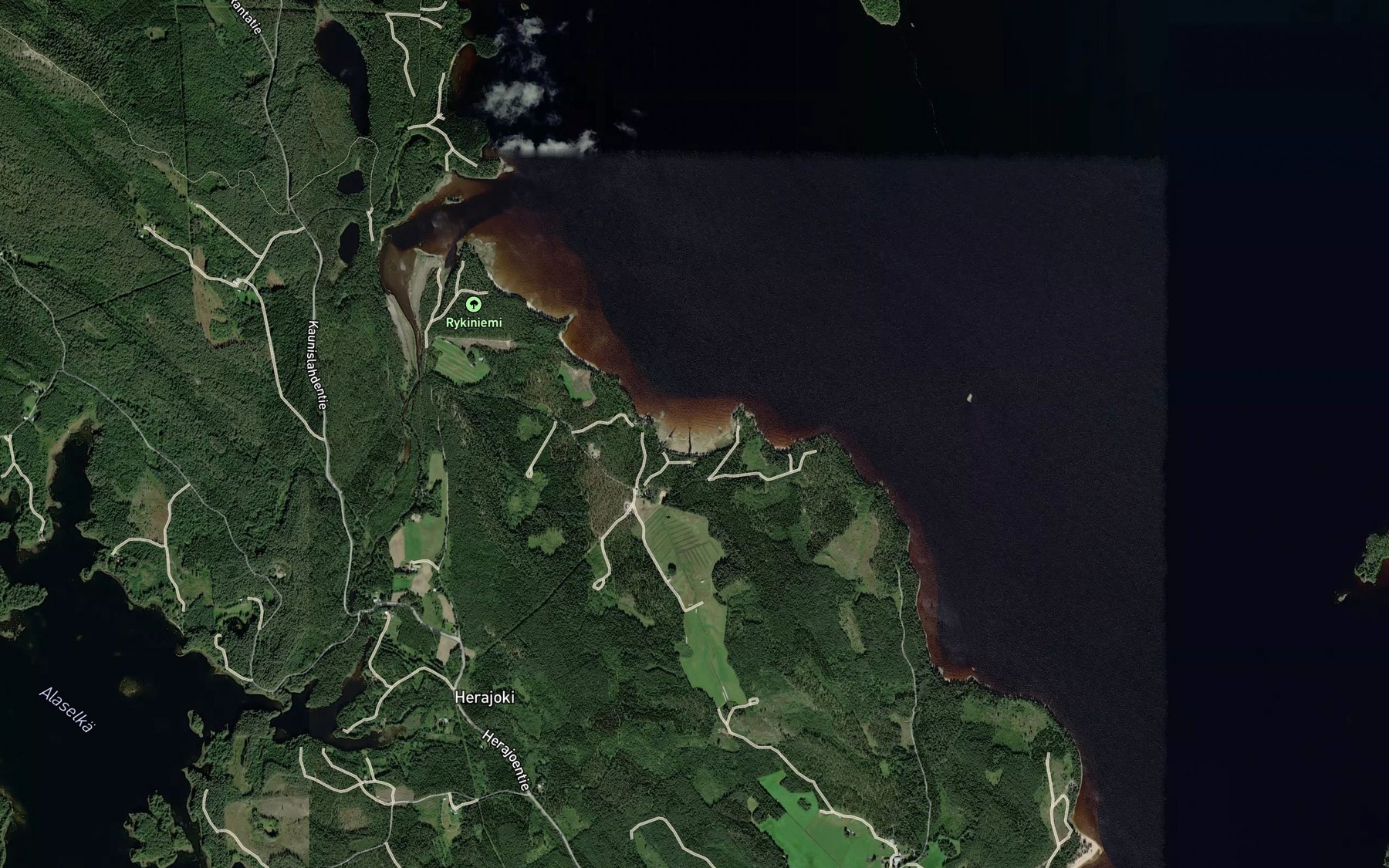 Satellite map of the Syonnoslahti