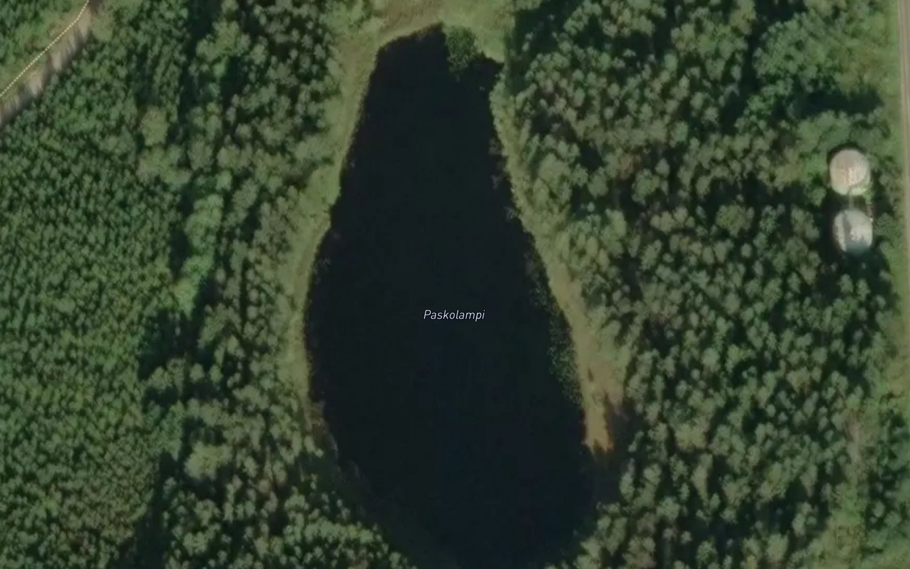 Satellite map of the Paskolampi
