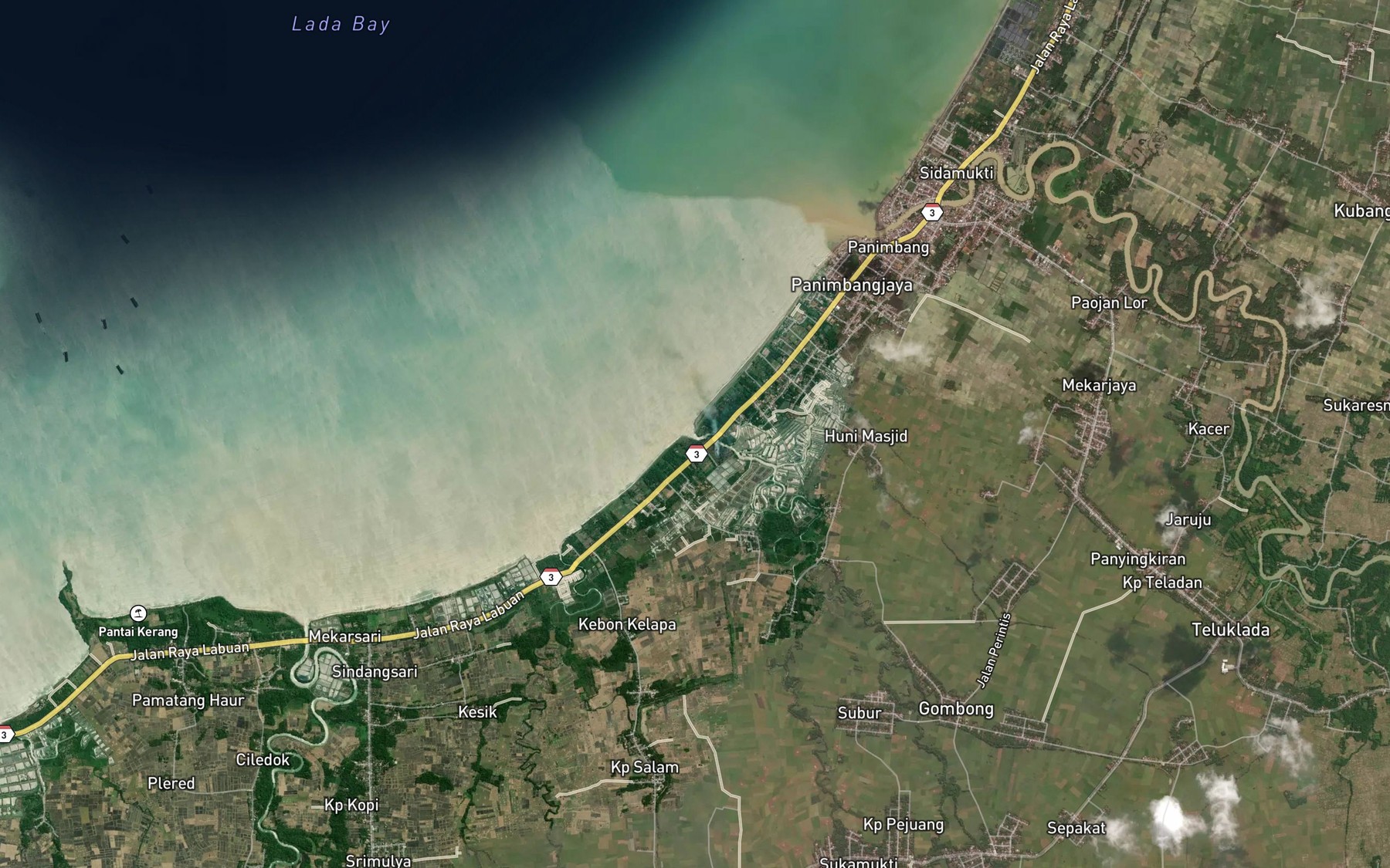 Satellite map of the Ci Seuleudeungen