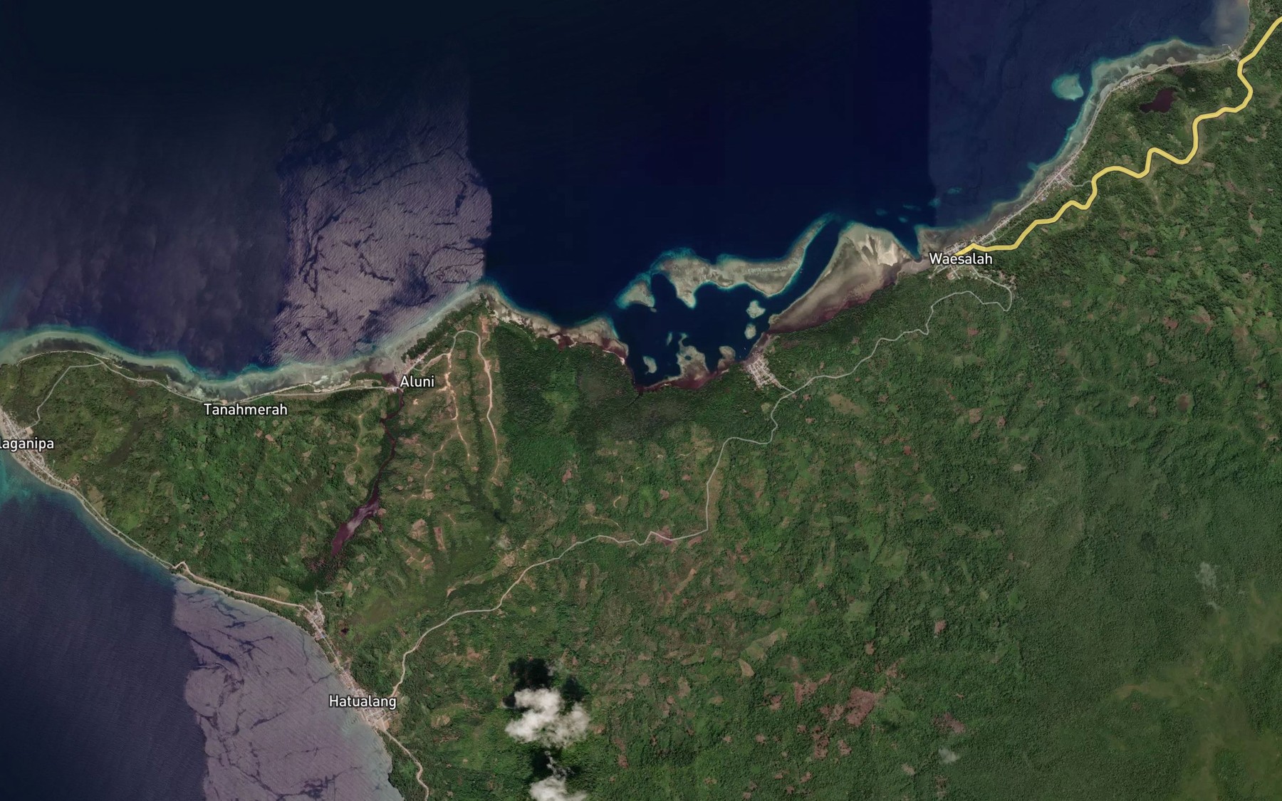 Satellite map of the Wai Ahau