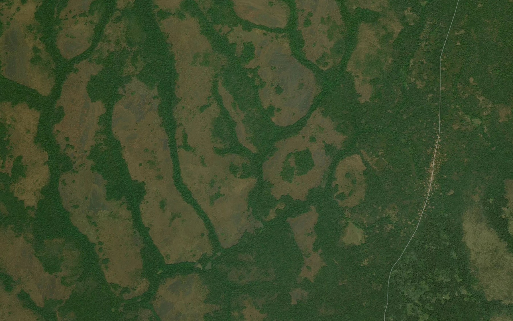 Satellite map of the Nabema