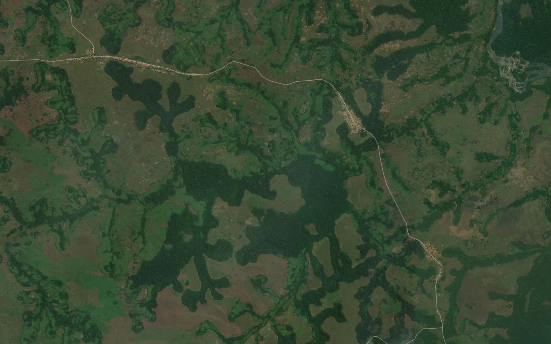 Satellite map of the Kamakandi