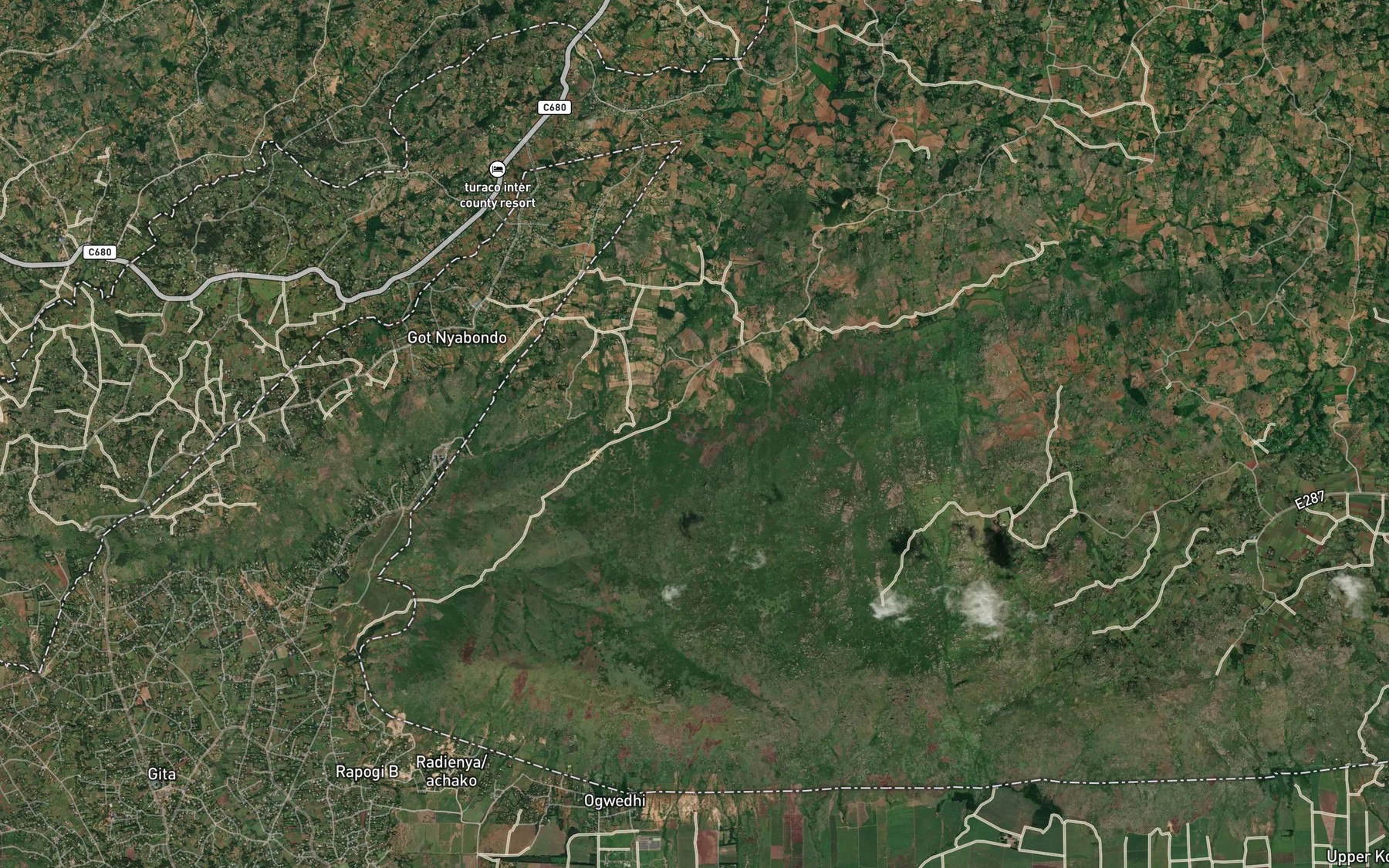 Satellite map of the Jemogo