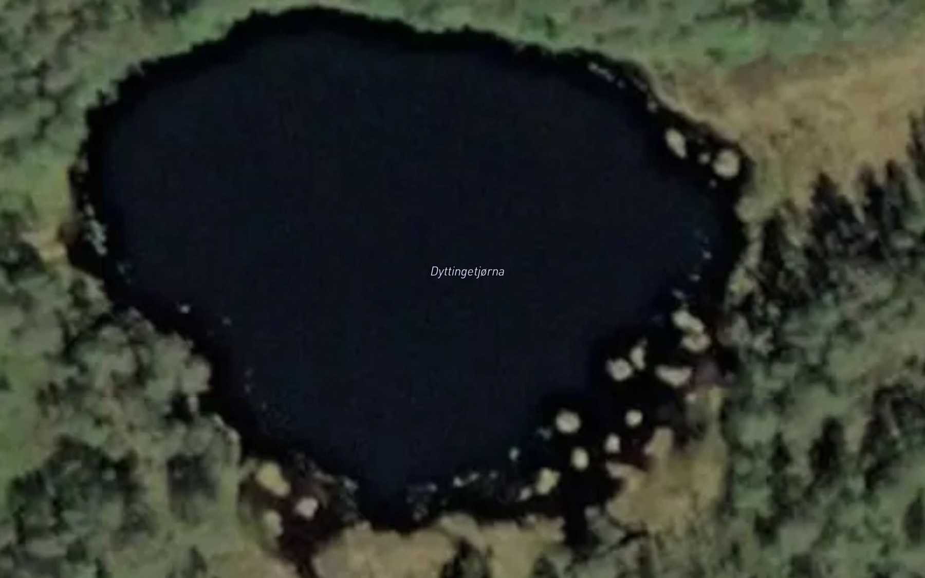 Satellite map of the Dyttingetjorn