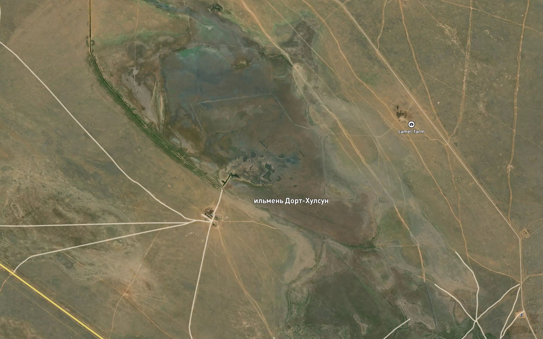 Satellite map of the Il'men' Dort-Khulsun