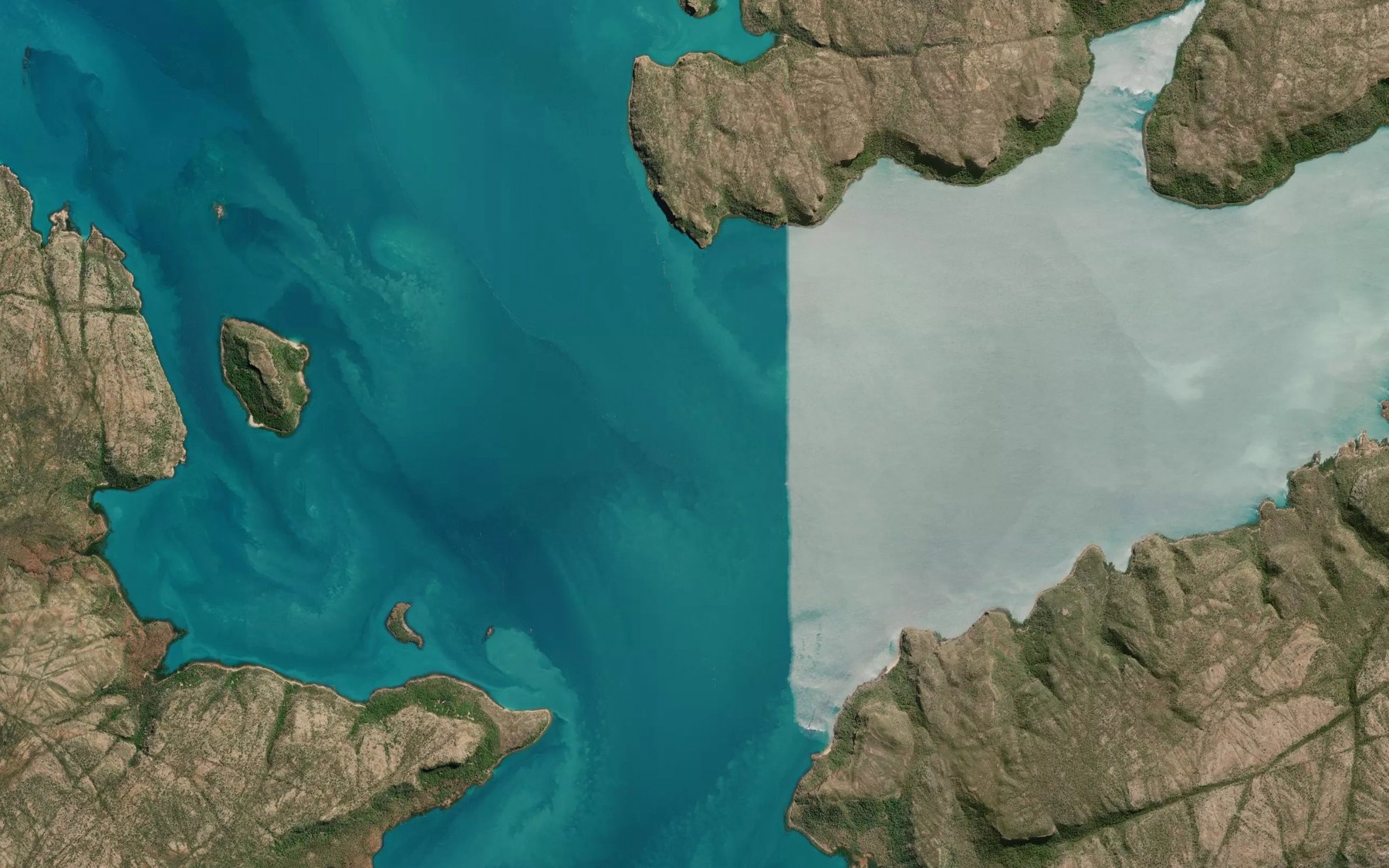 Satellite map of the Port George IV