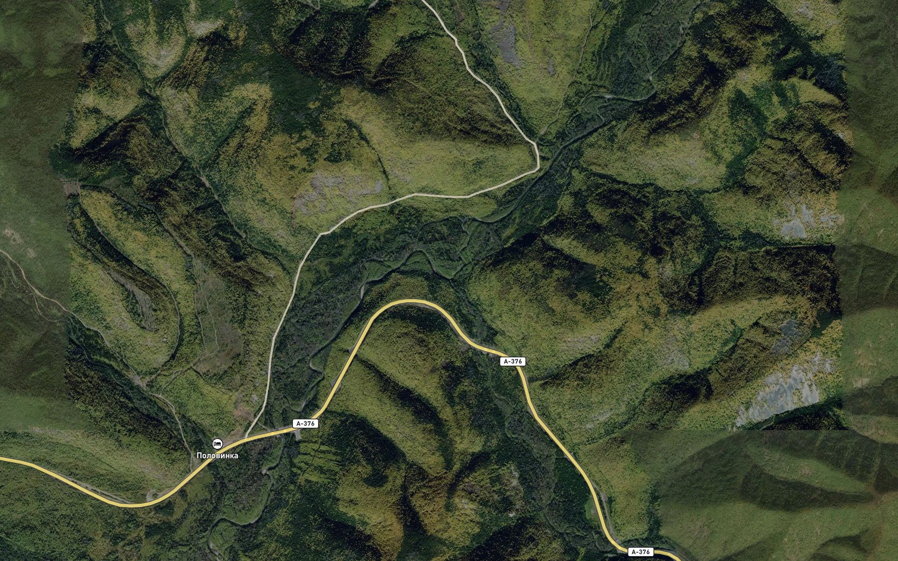 Satellite map of the Taunga
