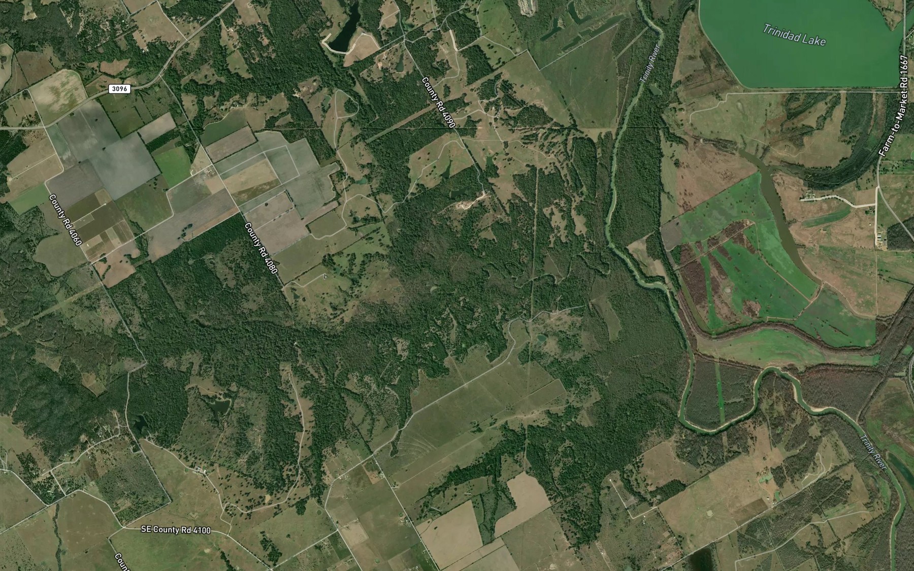 Satellite map of the Indian Creek