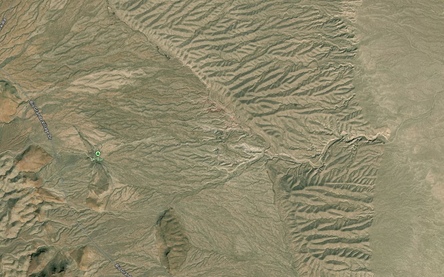 Satellite map of the Estufa Spring