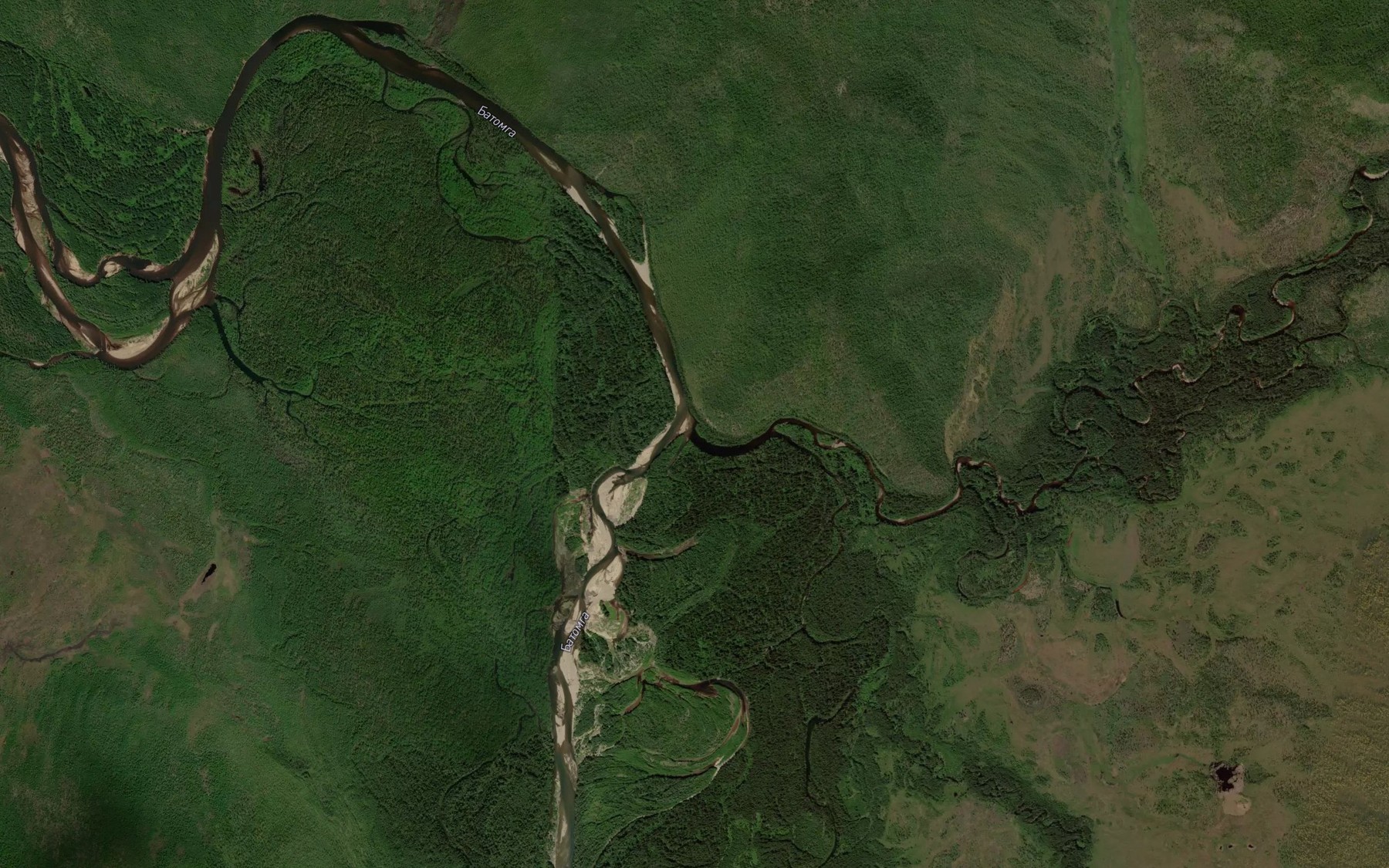 Satellite map of the Nemuykan