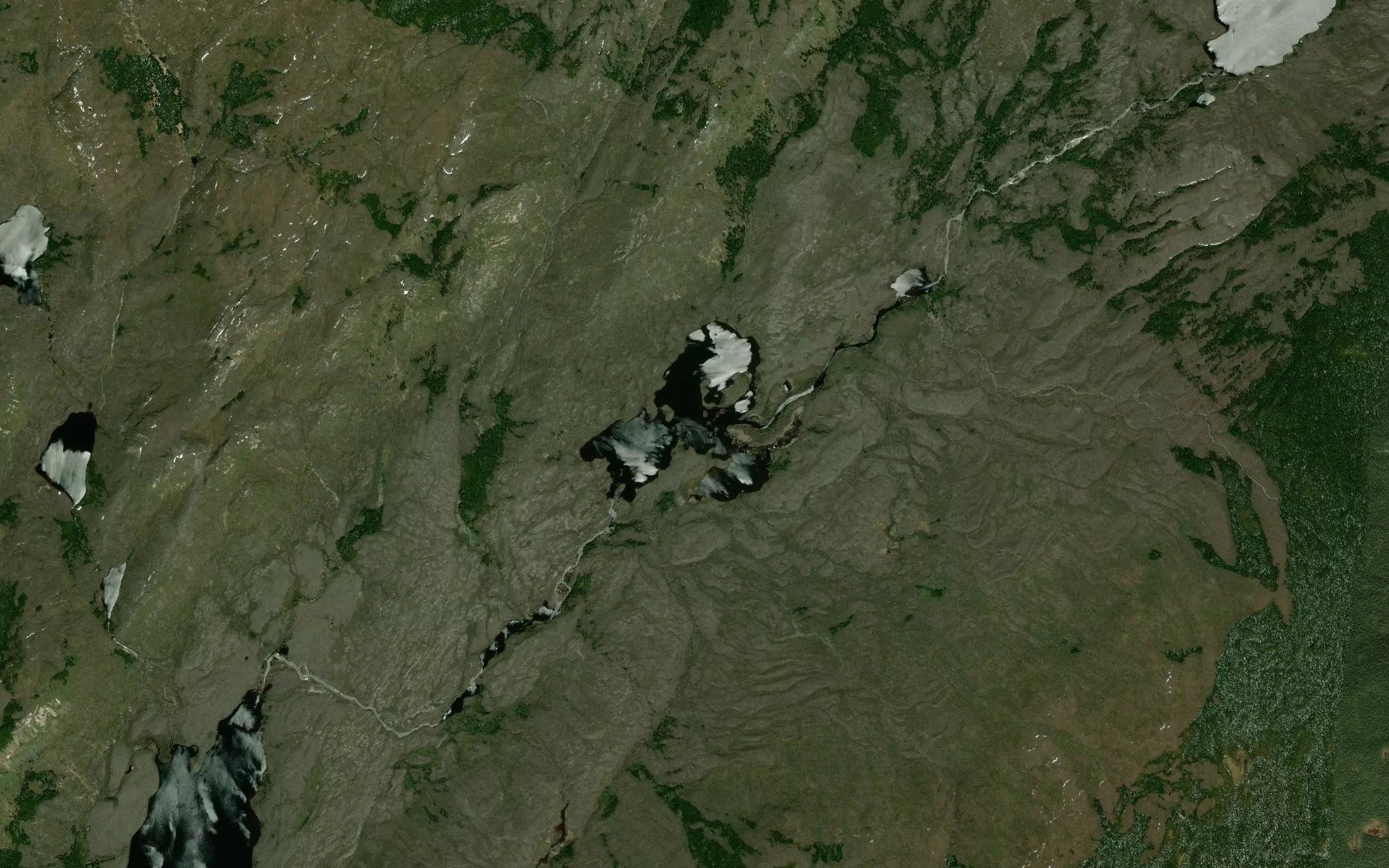 Satellite map of the Lac Dimph