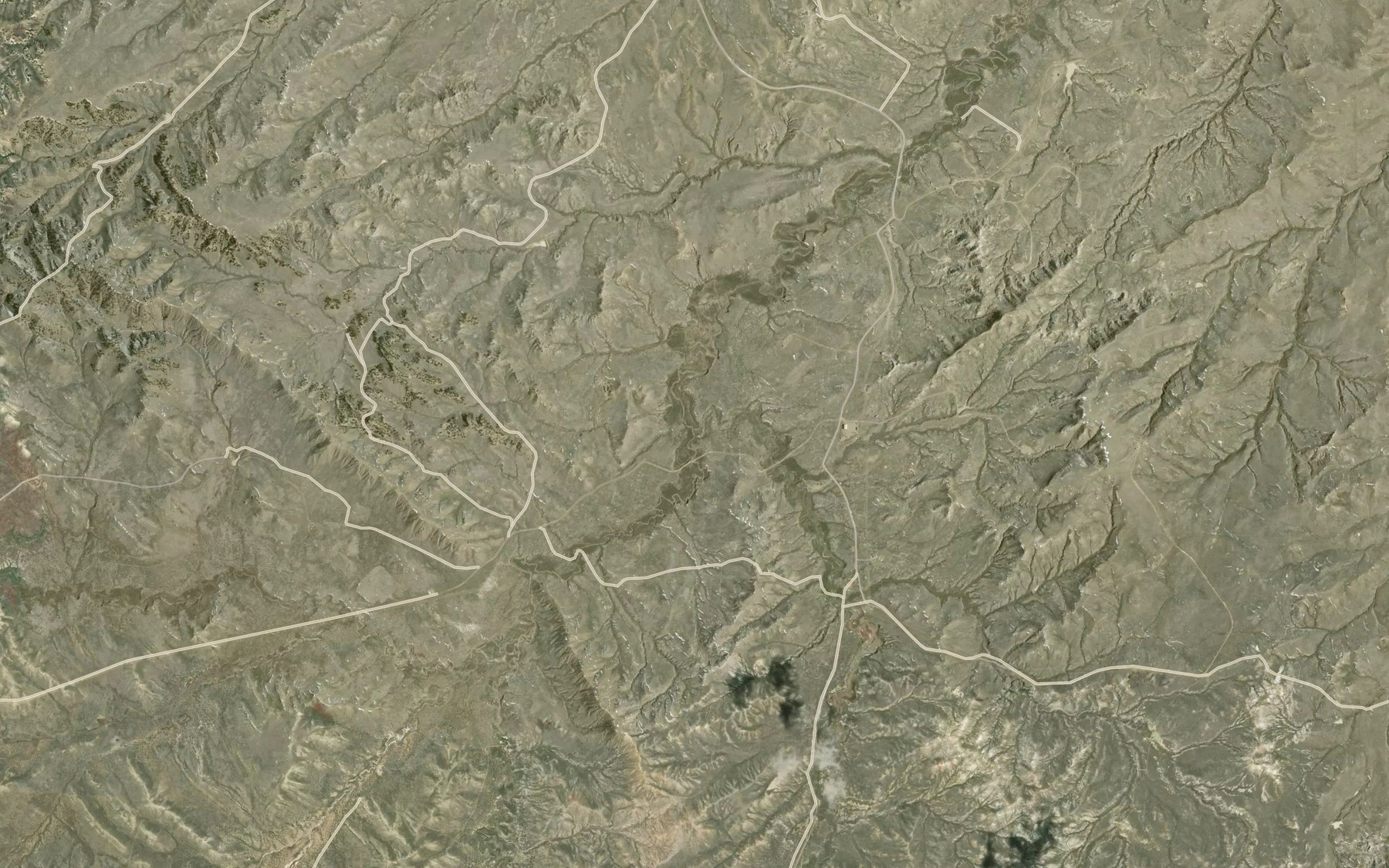 Satellite map of the Landon Creek