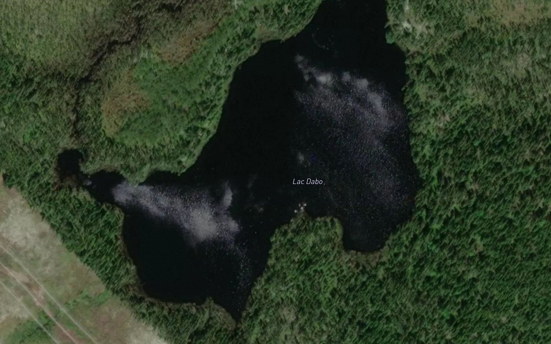 Satellite map of the Lac Dabo