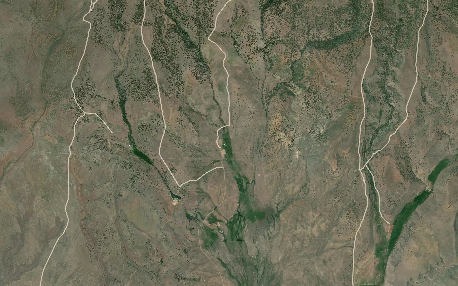 Satellite map of the Soldier Creek