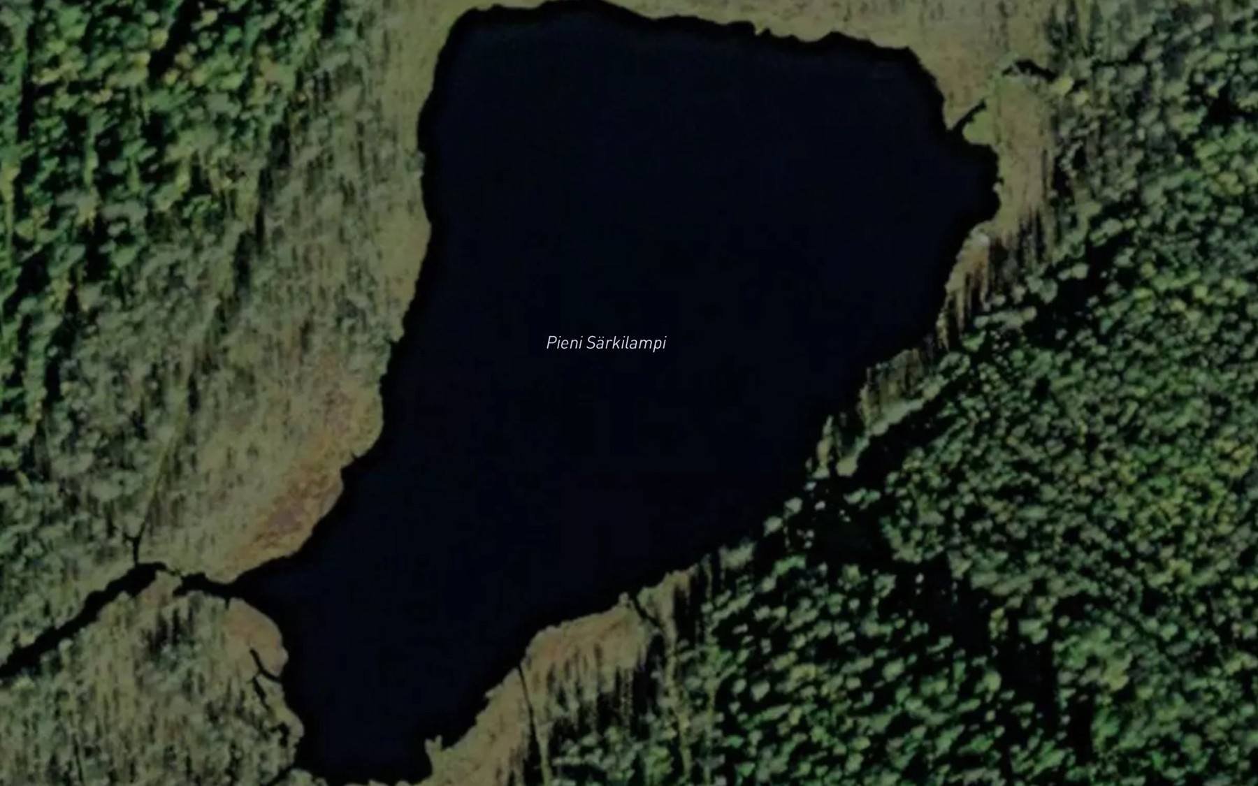 Satellite map of the Pieni Sarkilampi