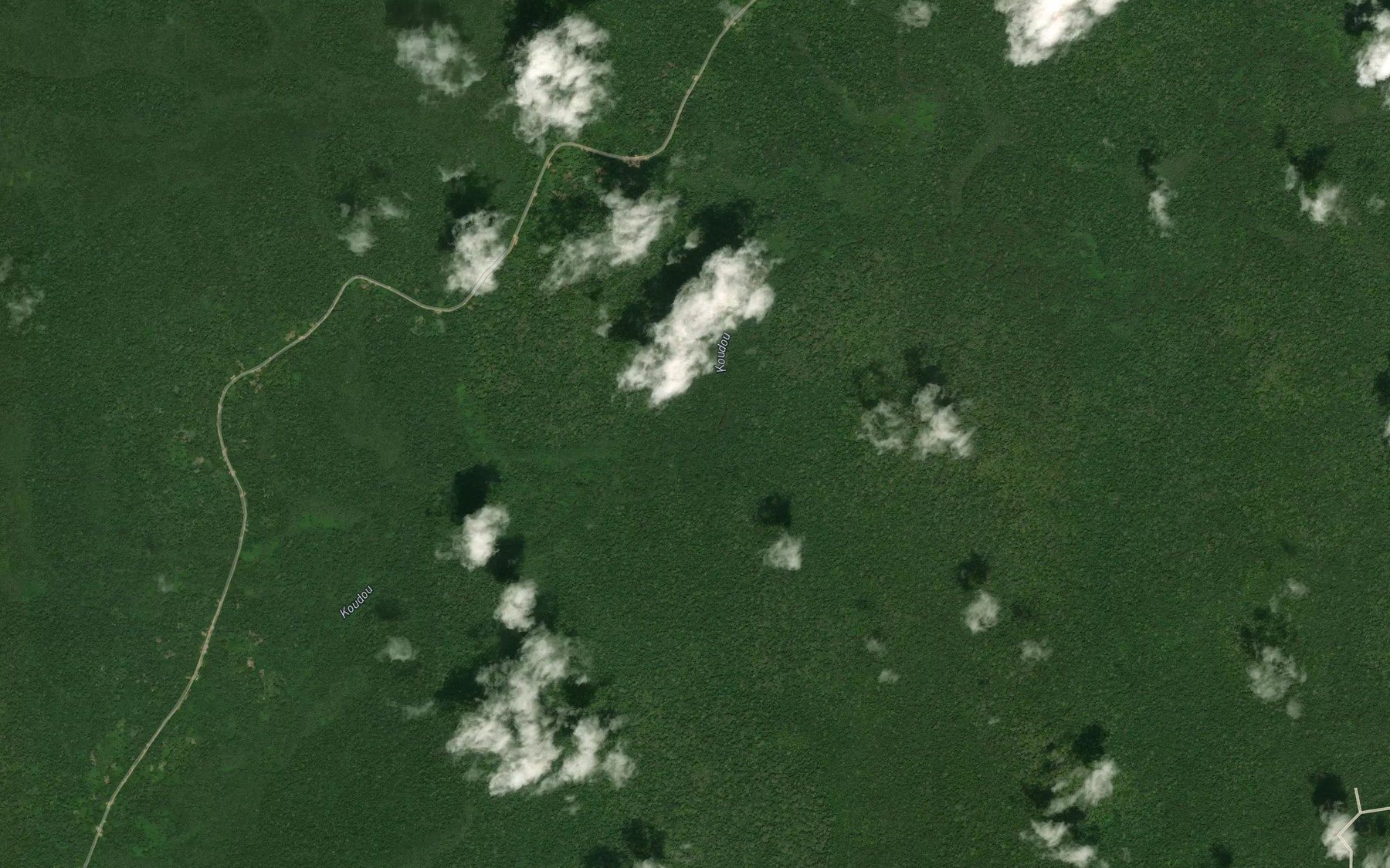 Satellite map of the Besse