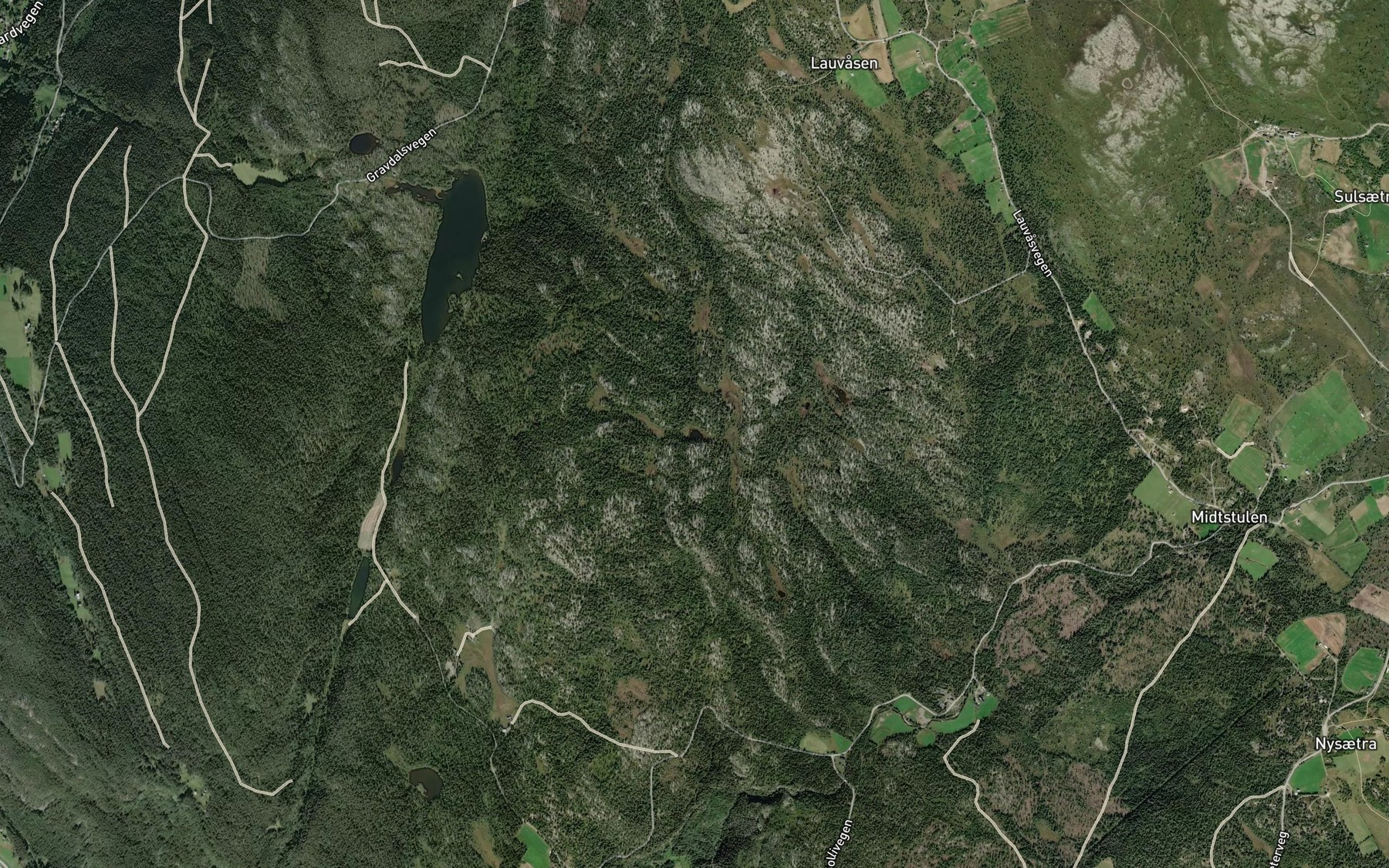 Satellite map of the Piptjonna