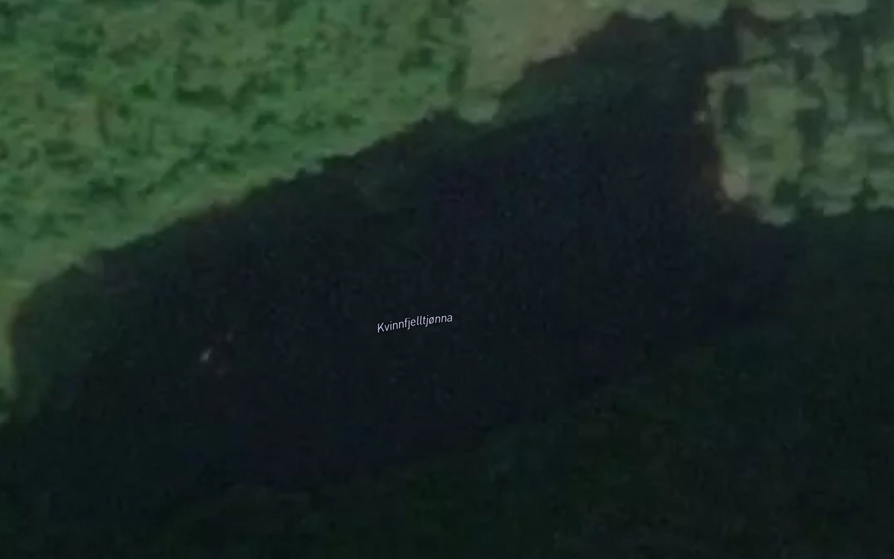Satellite map of the Kvinnfjelltjonna
