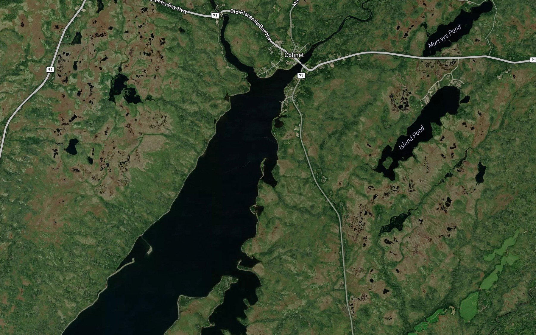 Satellite map of the Old Mill Barasway