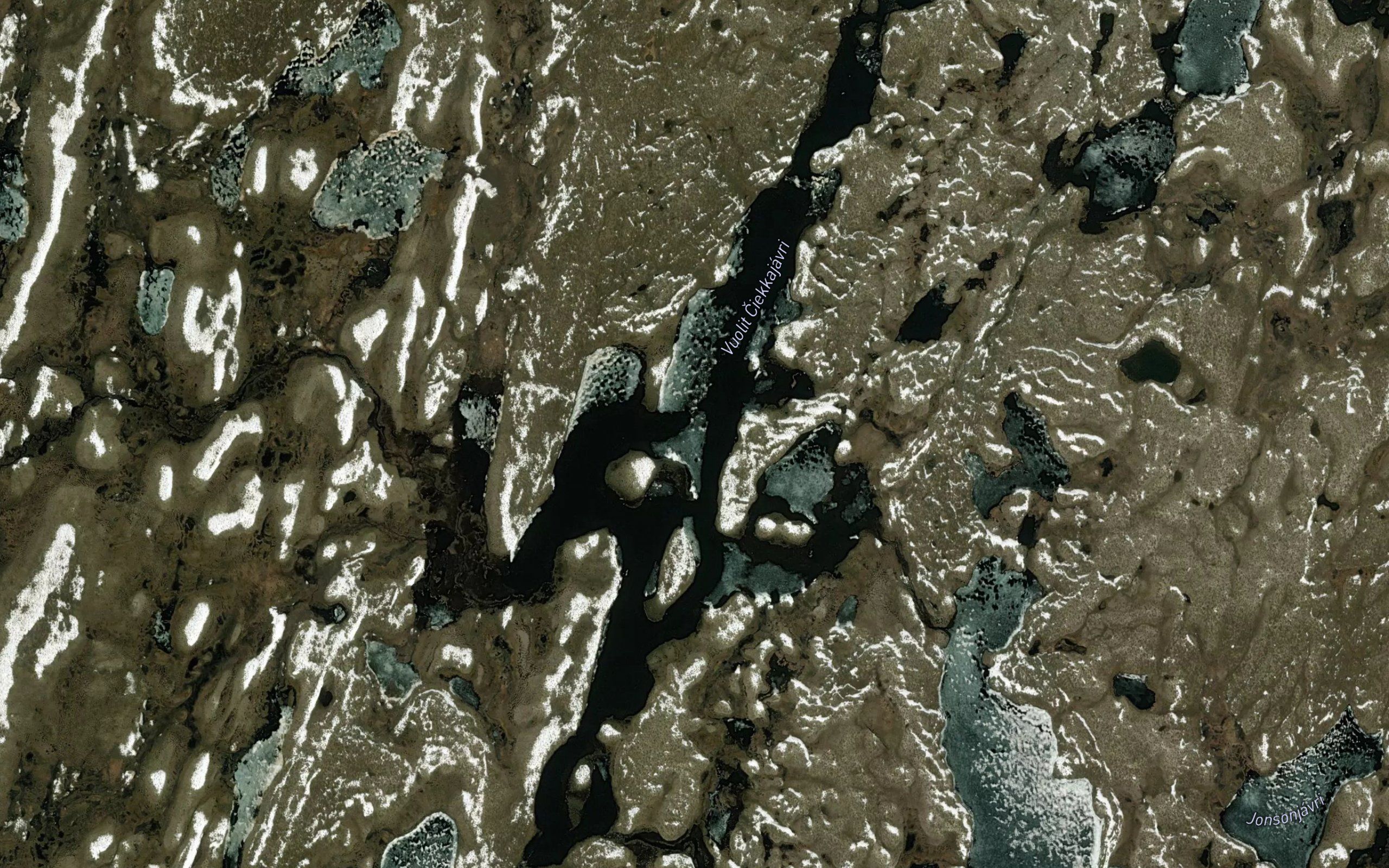 Cieggajavri,uolit