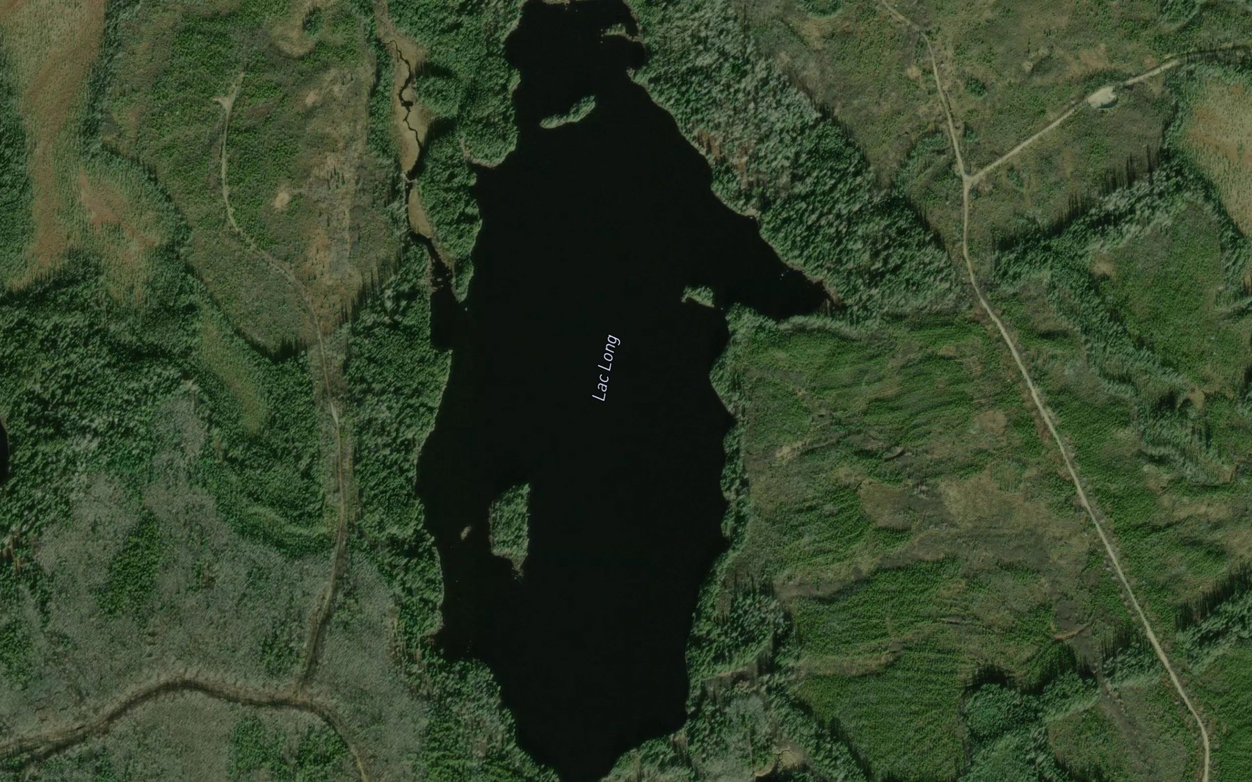 Satellite map of the Lac Long